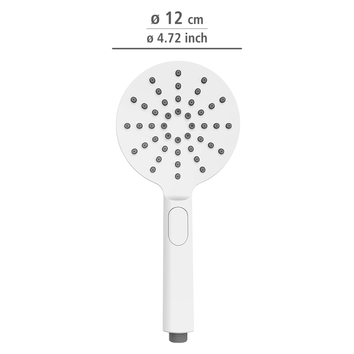 WENKO Handbrause »Design Line«, Duschkopf Design Chrom, Durchmesser 12 cm