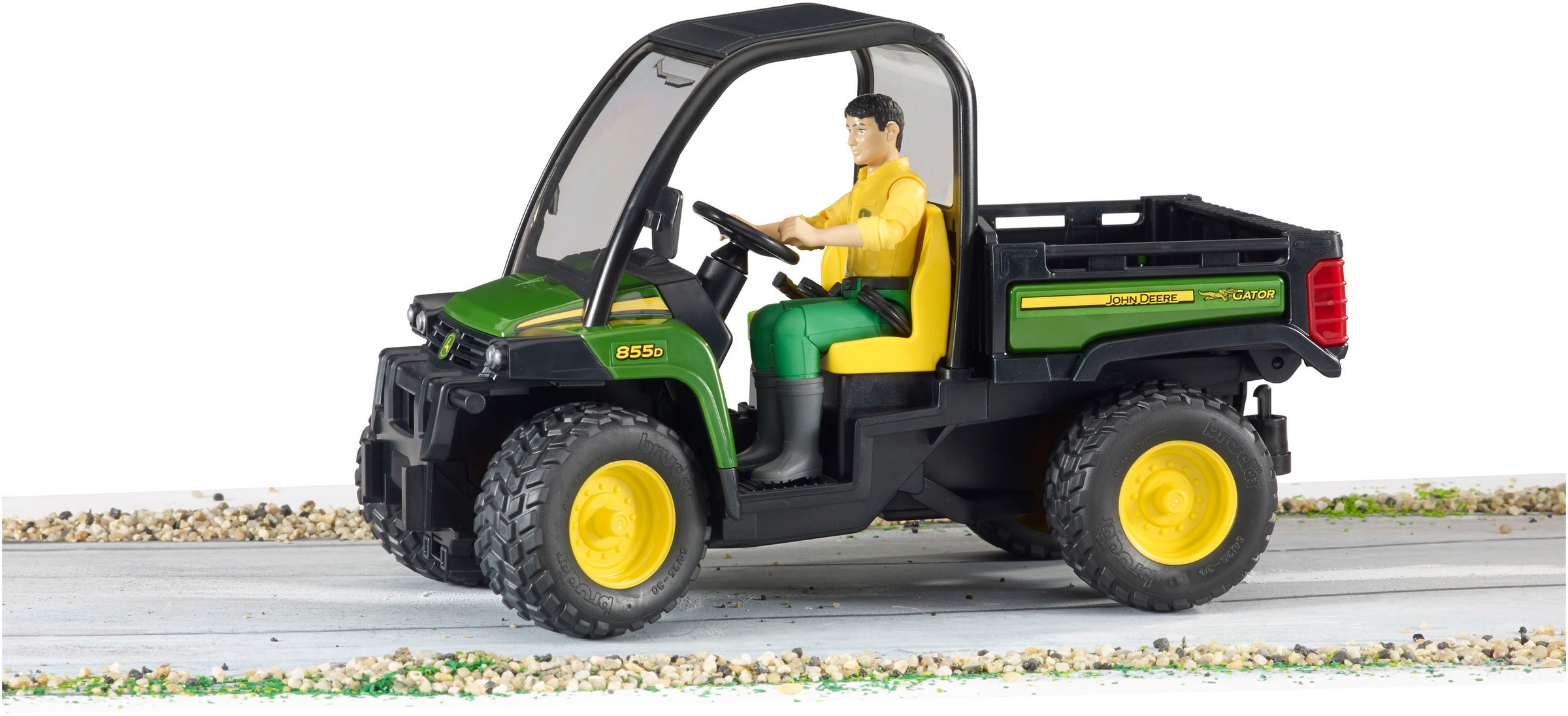 Bruder® Spielzeug-Auto »John Deere Gator XUV 855D mit Fahrer (02490)« Made in Europe