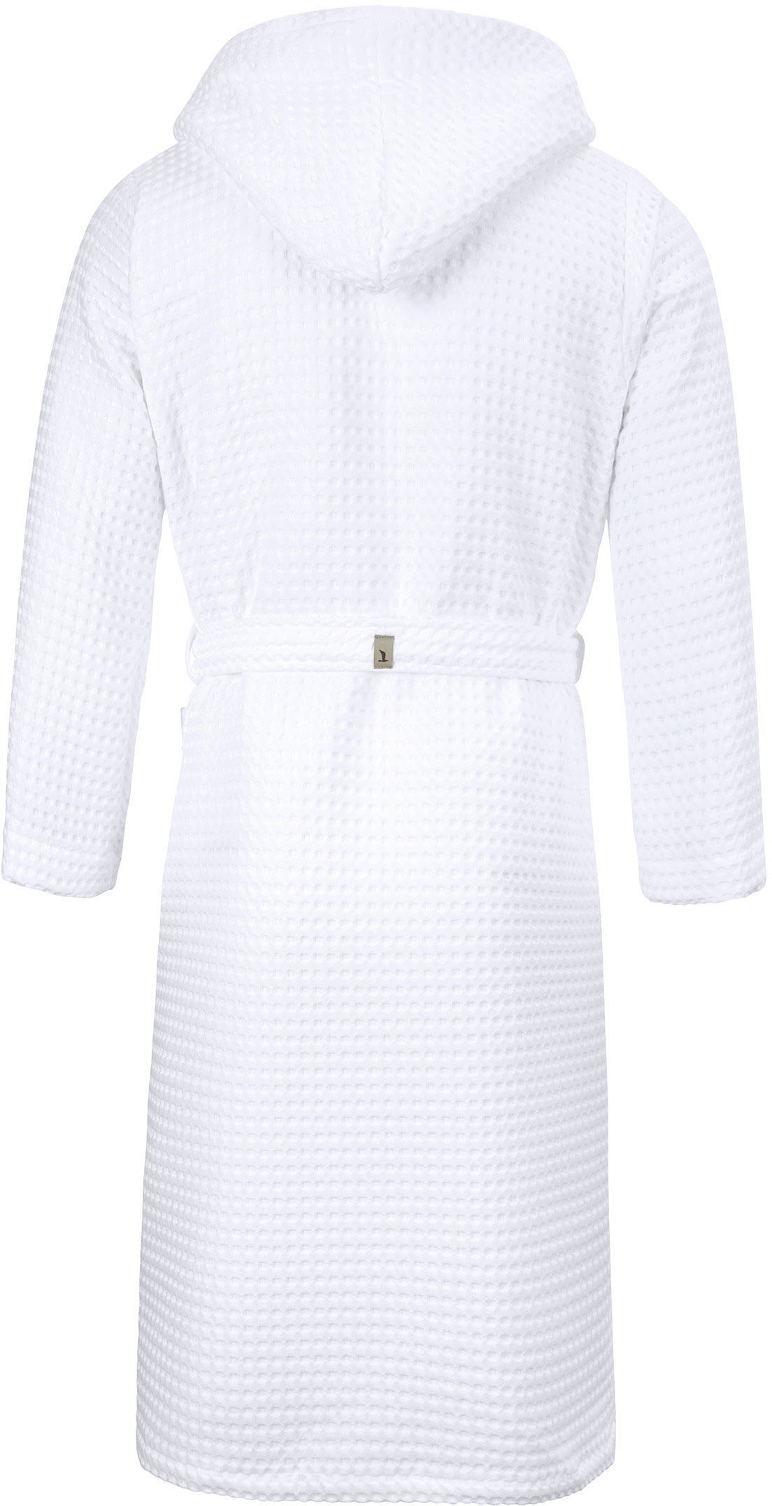 Möve Unisex-Bademantel »Piquée, ideal für Sauna & Spa, Hotelbademantel, Morgenmantel«, (1 St.), mit Kapuze