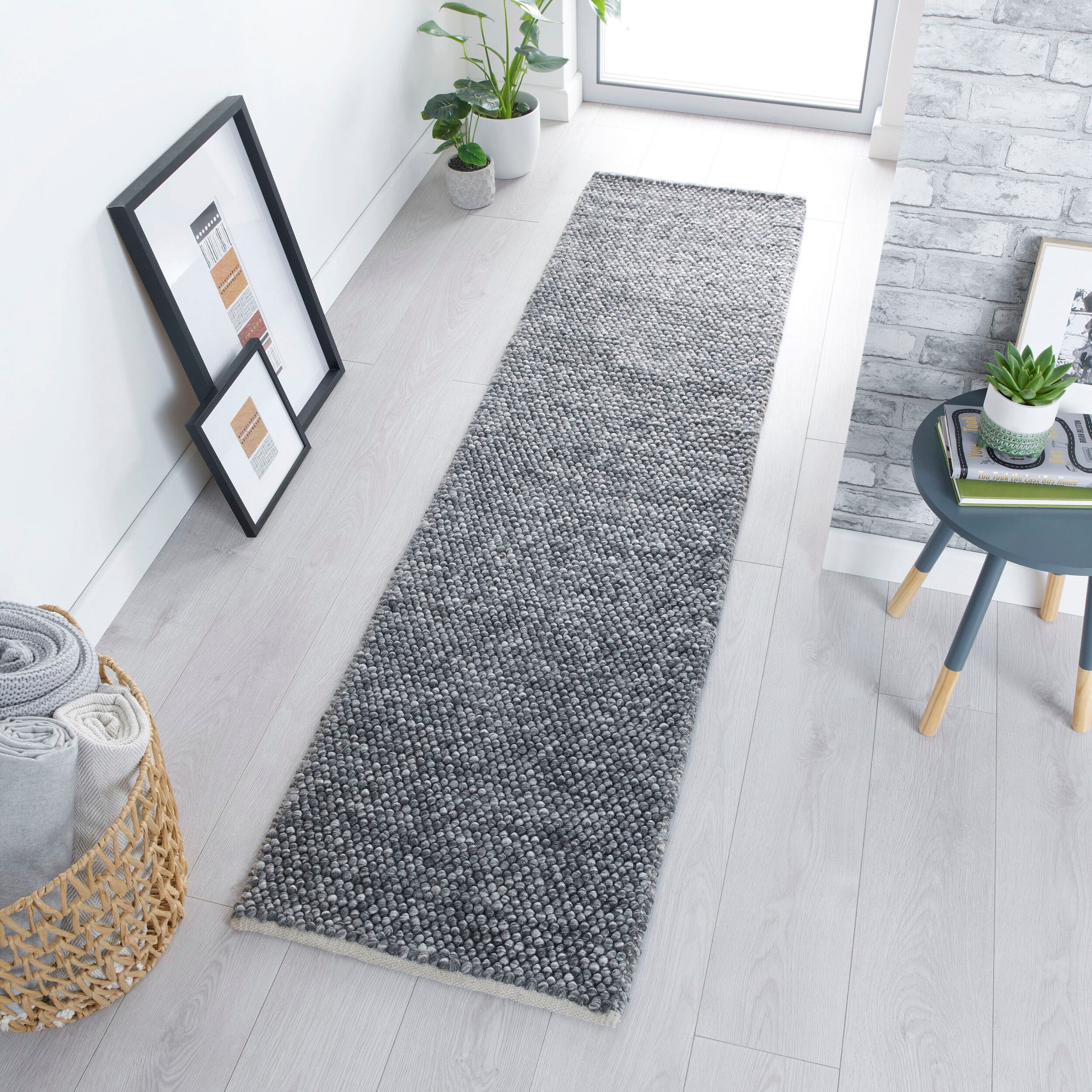 FLAIR RUGS Läufer »Minerals«, rechteckig, 10 mm Höhe, Teppich aus Wollmisch günstig online kaufen