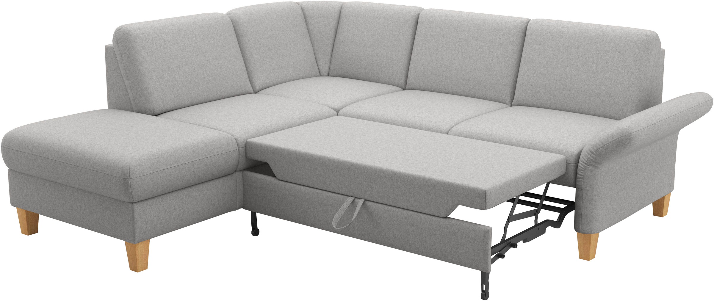 Home affaire Ecksofa »Rochelle, L-Form«, wahlweise mit Armteilverstellung, Bettfunktion und Bettkasten