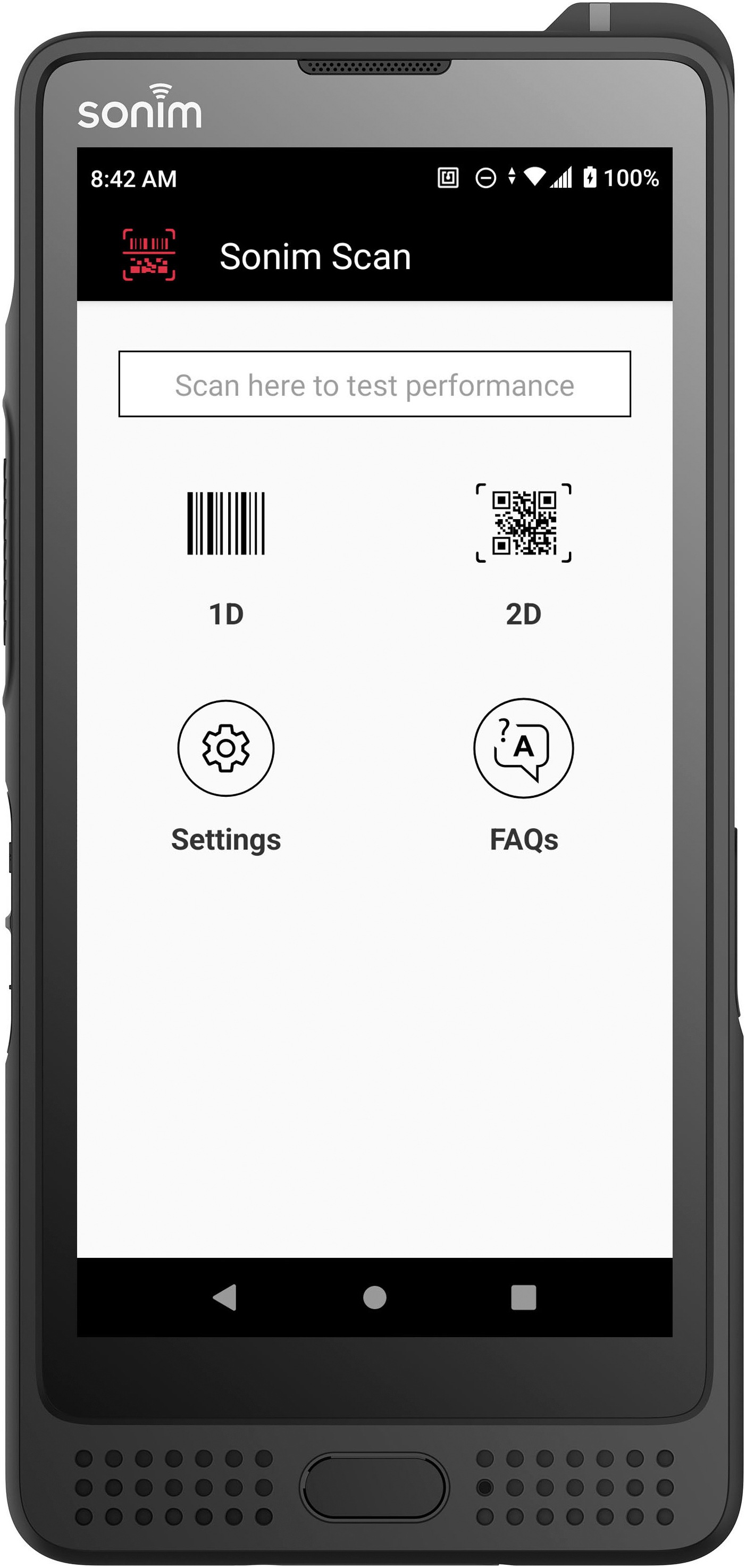 Sonim Smartphone »XP10«, schwarz
