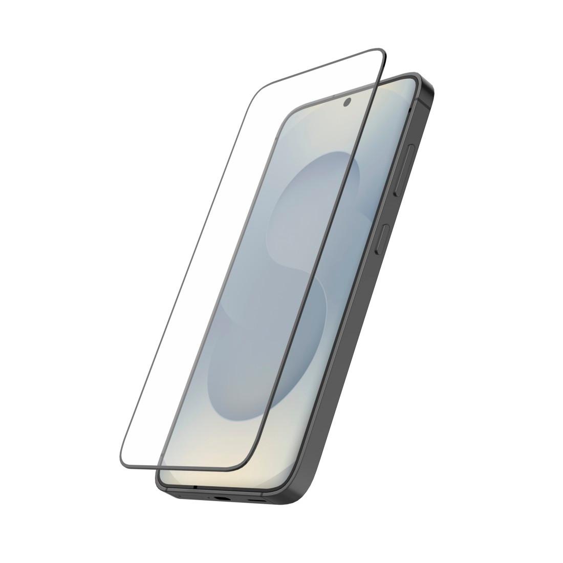 Hama Displayschutzglas »Displayschutzglas für Galaxy S25+ (Panzerglas, D3O, Montagehilfe)«, für Samsung Galaxy S25+