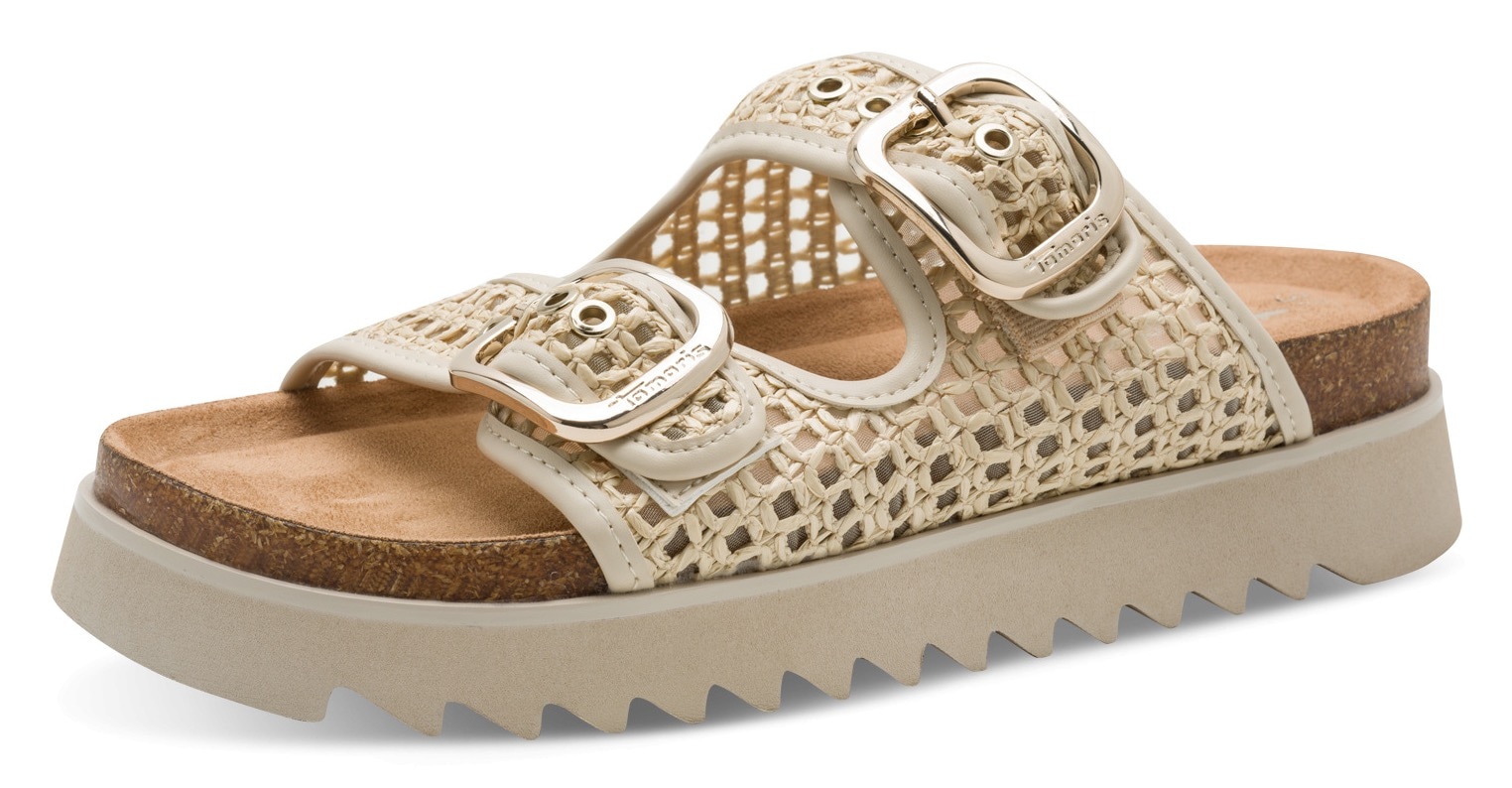 Tamaris Pantolette  Sommerschuh, Schlupfschuh in veganer Verarbeitung