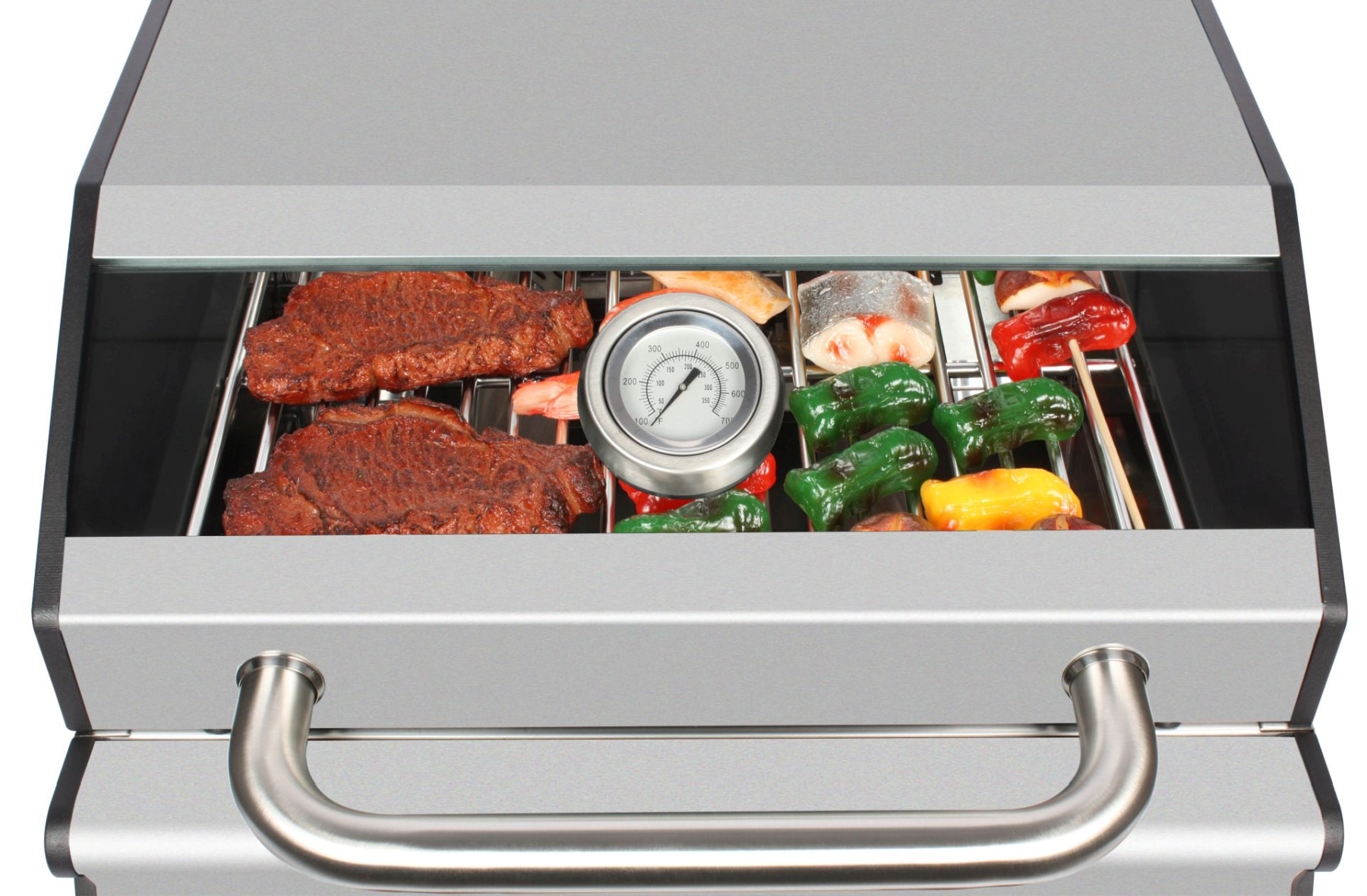 El Fuego Gasgrill »Jesolo« 6 kW (2 Brenner je 3 kW), mit Piezozündung