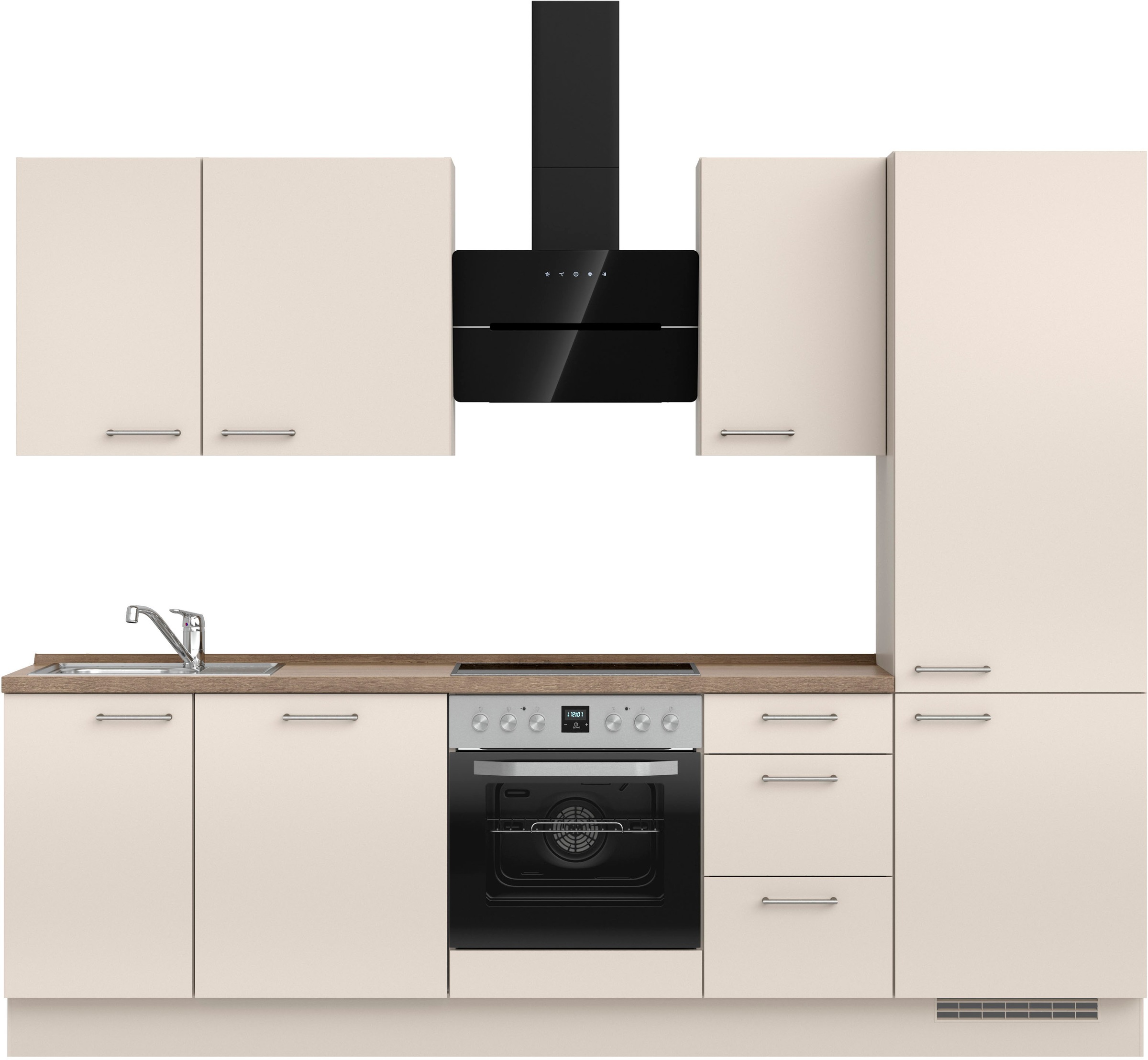 nobilia® Küchenzeile »"Laser II", Ausrichtung wählbar, Breite 270 cm« vormo günstig online kaufen