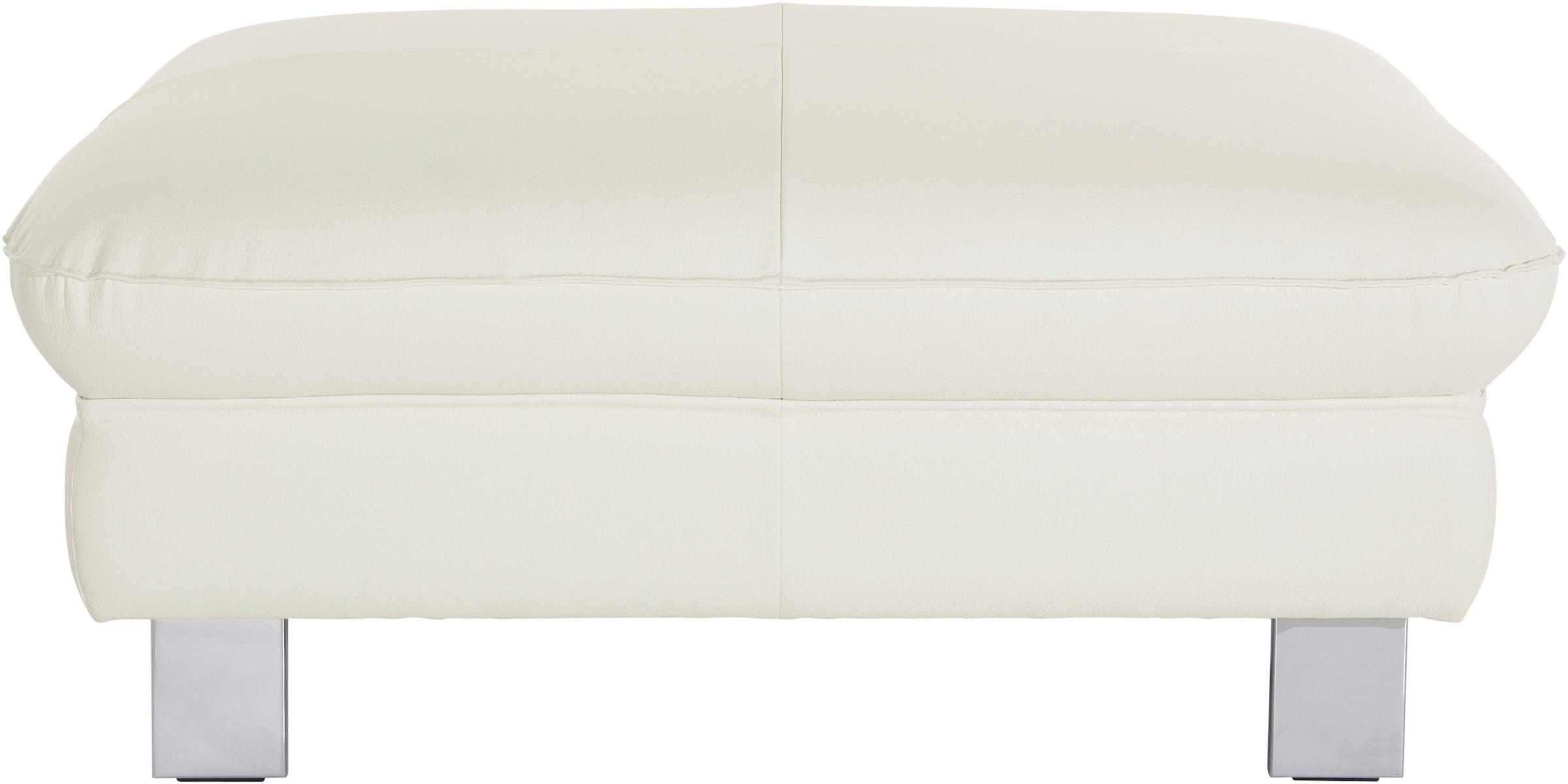 COTTA Polstergarnitur »Driver L-Form«, (Set), Set bestehend aus: Ecksofa mit Kopfteilverstellung & Hocker