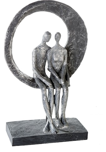 Dekofigur »Skulptur Love Place, silber«