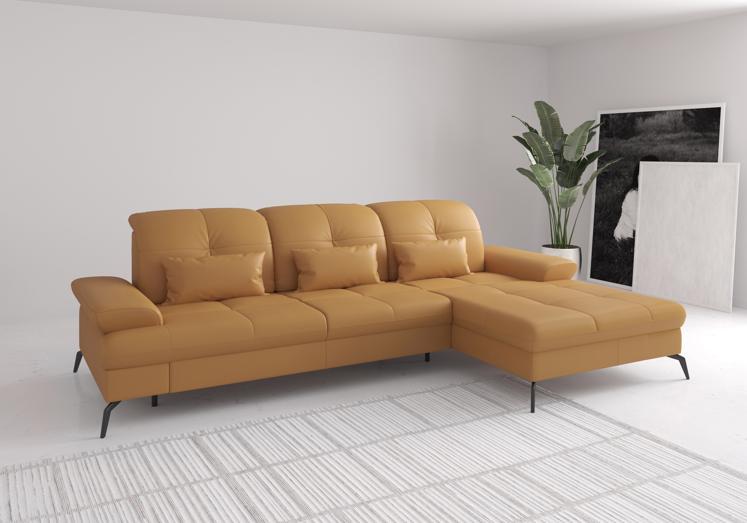 sit&more Ecksofa »Amica, L-Form, inkl. Sitztiefenverstellung & Armteilverst günstig online kaufen