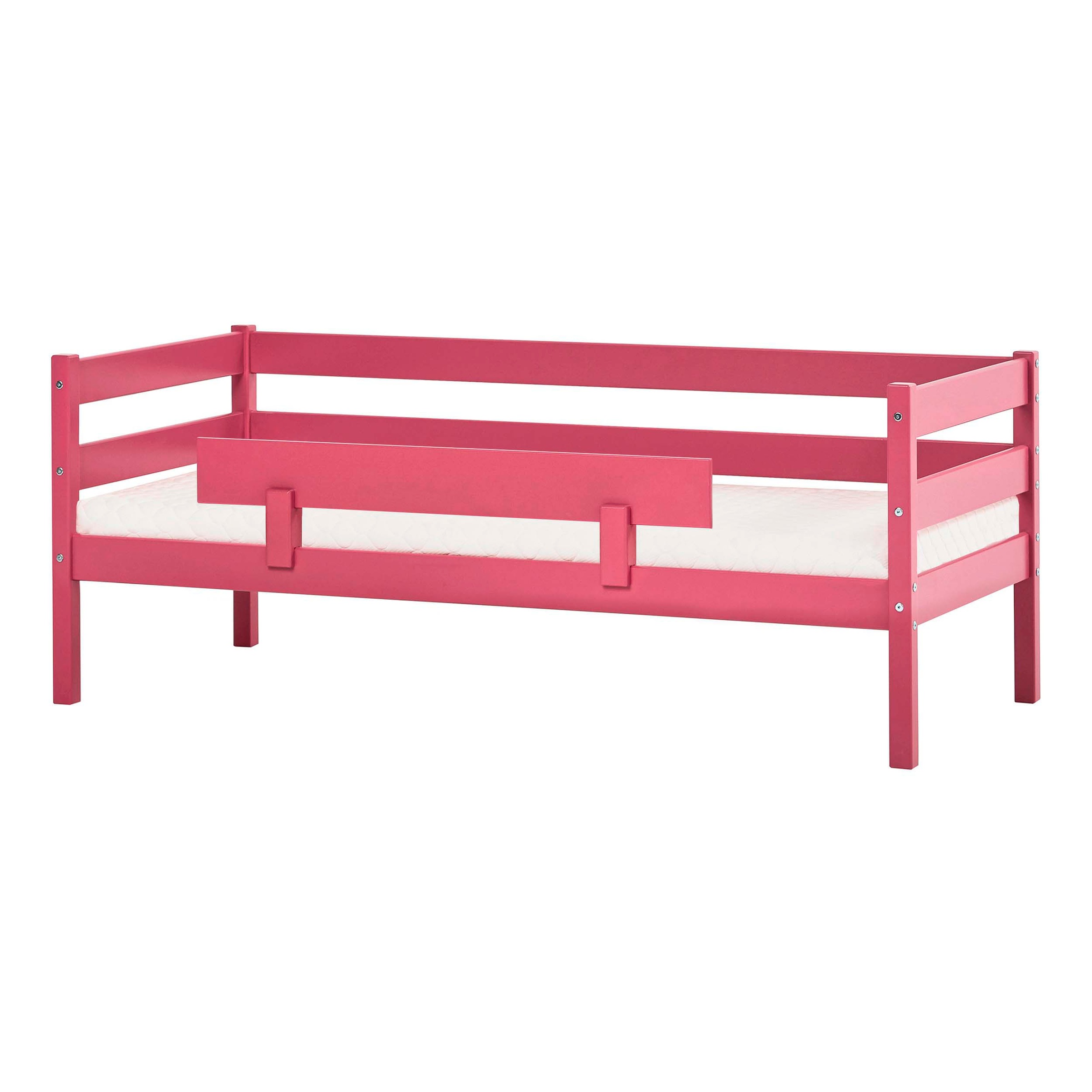 Bild von Hoppekids Einzelbett »ECO Comfort Kinderbett, Kiefer Massivholz, Jugendbett inkl. Rollrost«, 70x160 cm, wahlweise in verschieden Farben/ Matratze/ Absturzsicherung