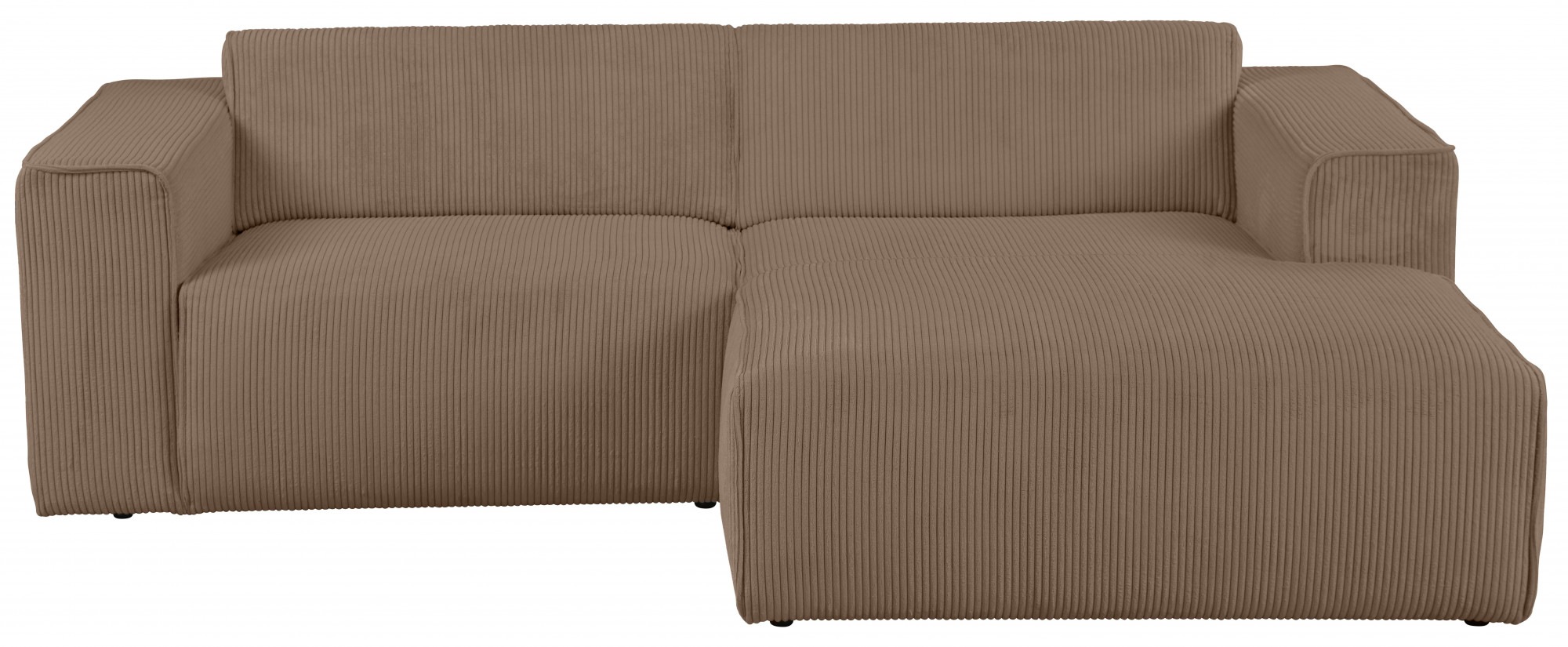 andas Ecksofa »Noord mit Kedernaht, Breite 234 cm, L-Form« Cord, Struktur, günstig online kaufen
