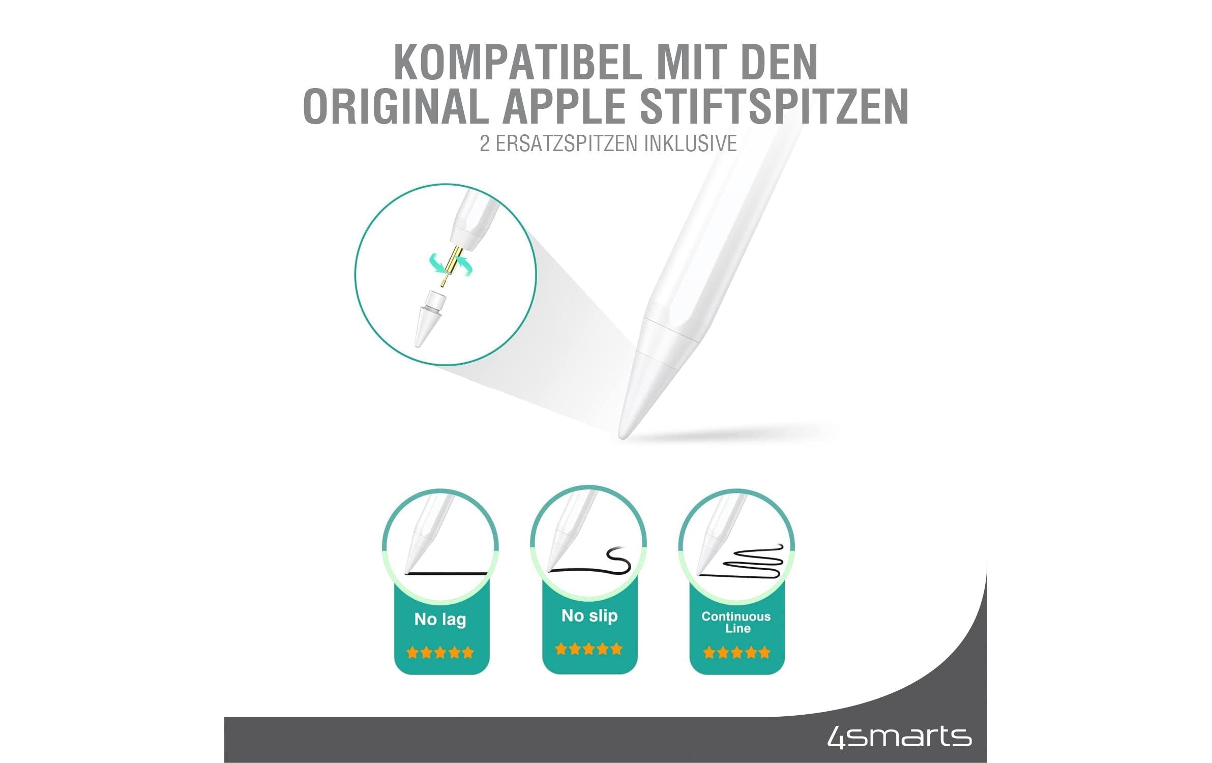 4smarts Eingabestift »Pencil Pro 3 Weiss«