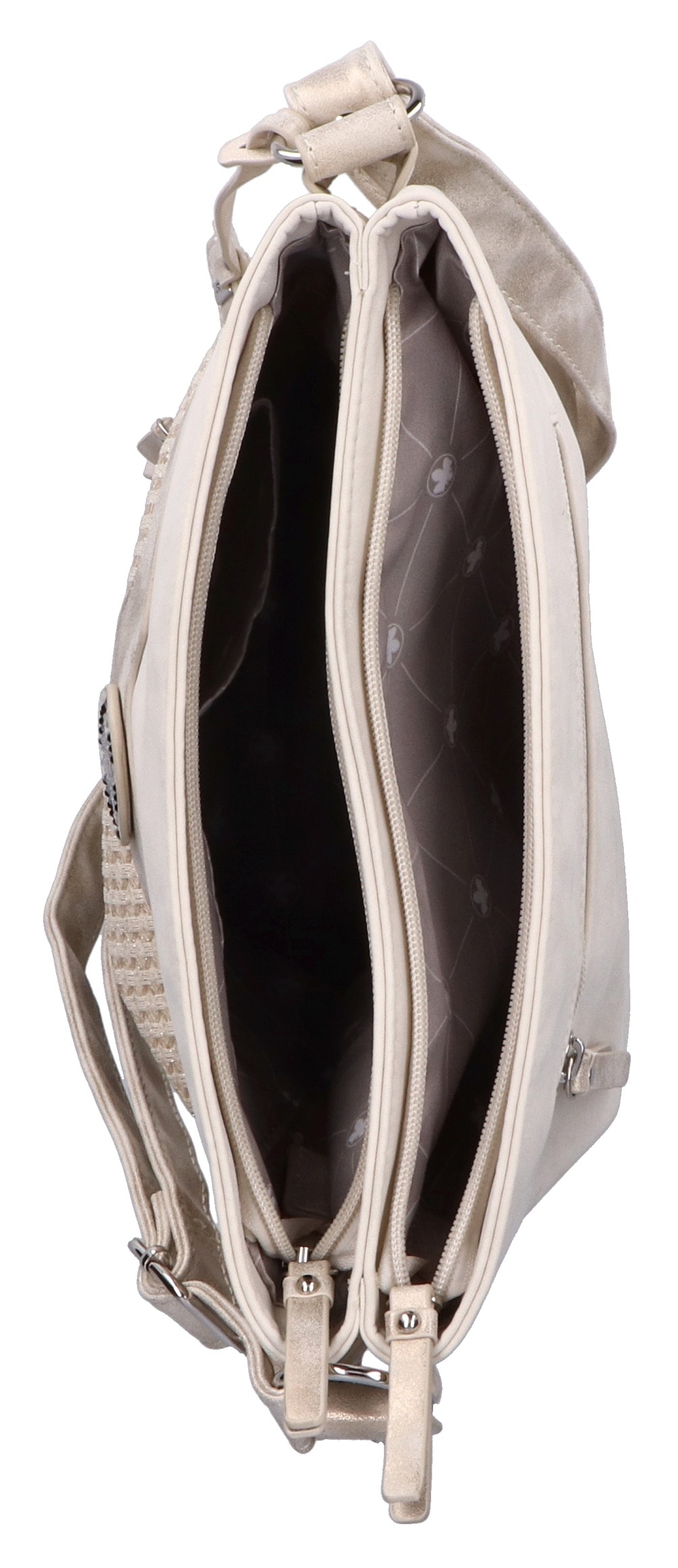 Rieker Umhängetasche, Schultertasche, Damen-Tasche mit praktischem Reißverschluss-Rückfach