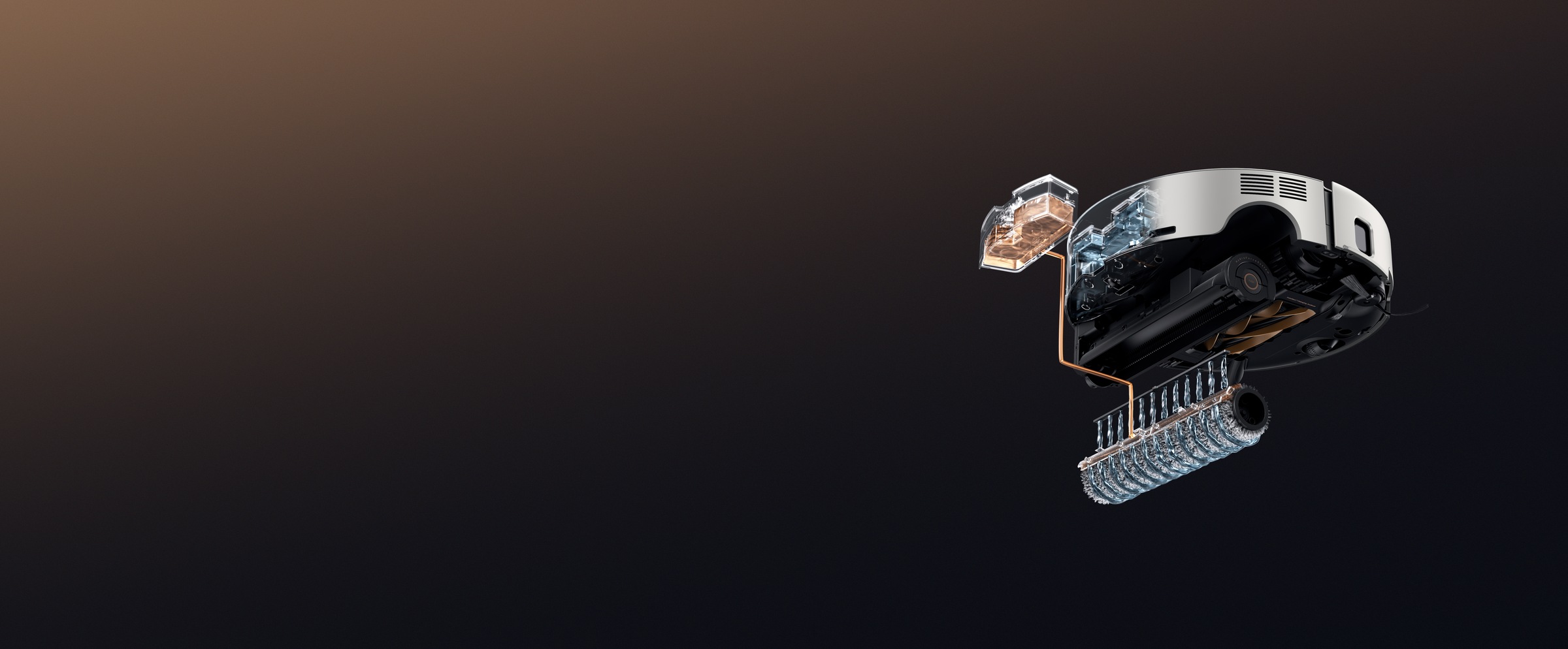 Mova Saugroboter »Z60 Ultra Roller Complete, App- & Sprachsteuerung,« Vollautomatische Basisstation, Anti-Verhedderungsbürste,