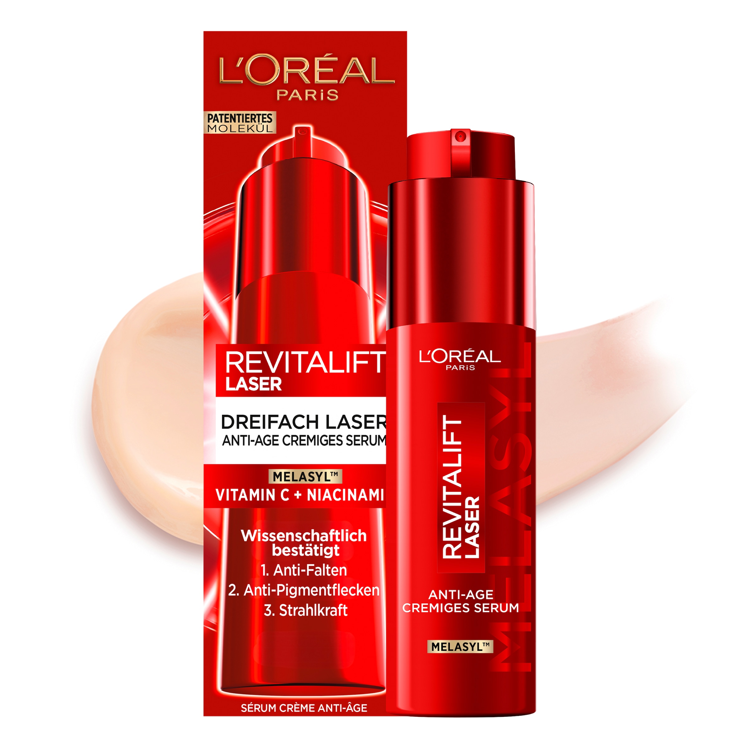 L'ORÉAL PARIS Gesichtsserum »REVITALIFT LASER ANTI-AGE CREMIGES SERUM«