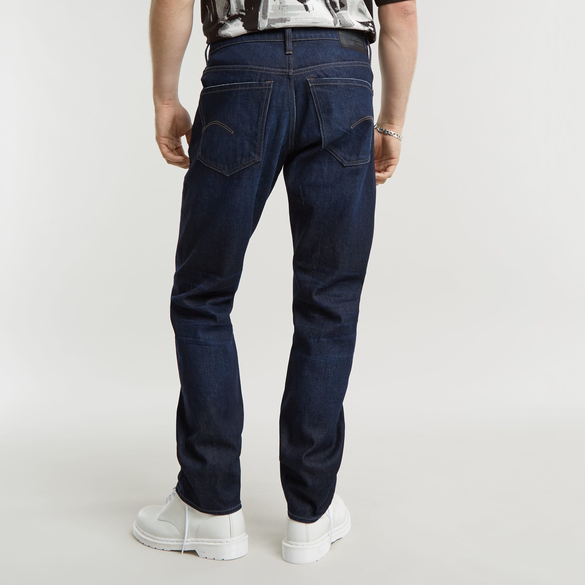 G-STAR Straight-Jeans »Mosa Straight«, mit hellen Nähten
