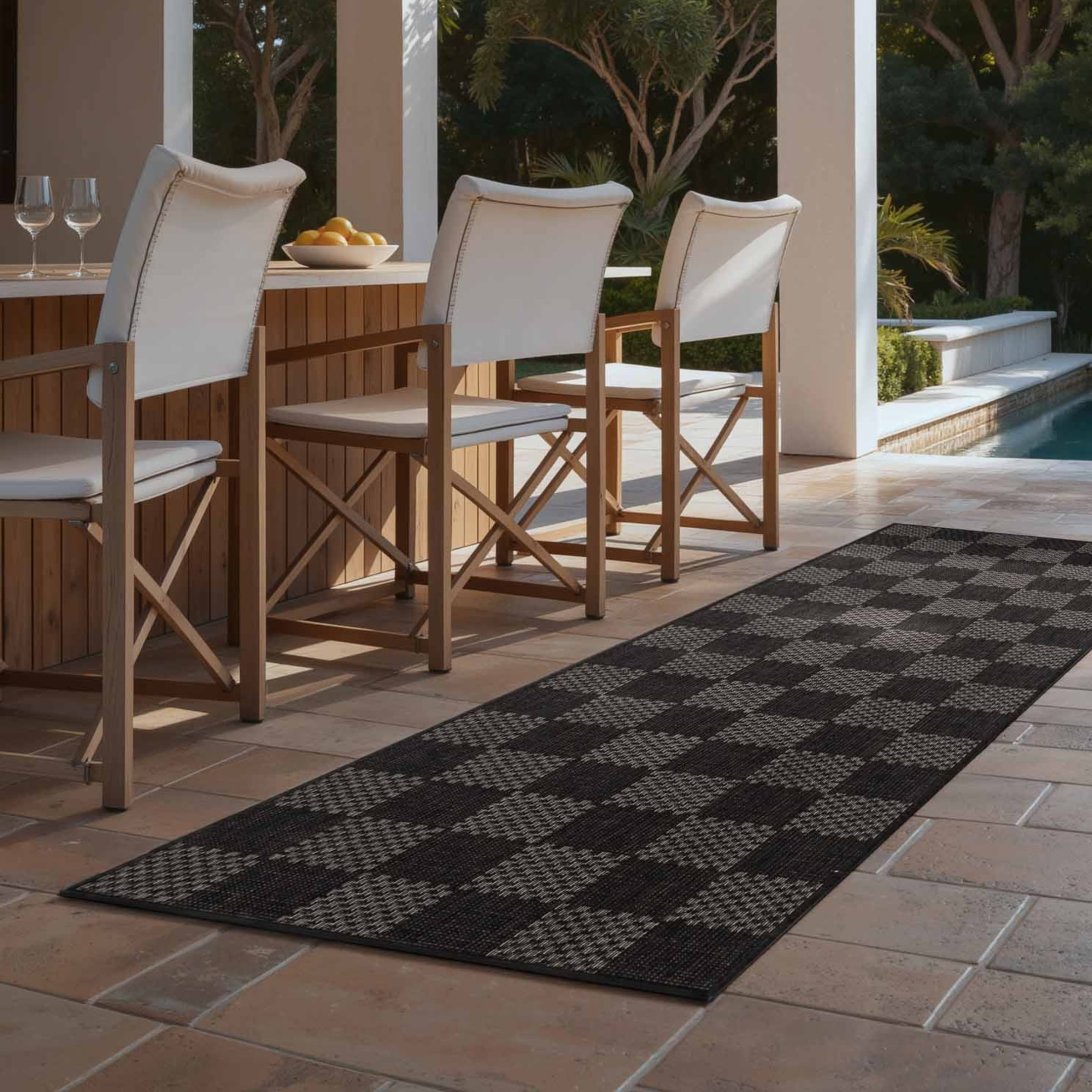 Ted Baker Teppich »Dorothy« rechteckig 8 mm Höhe Designteppich, Wetterfest, Pflegeleicht, Modern, Wohnzimmer, Terrasse