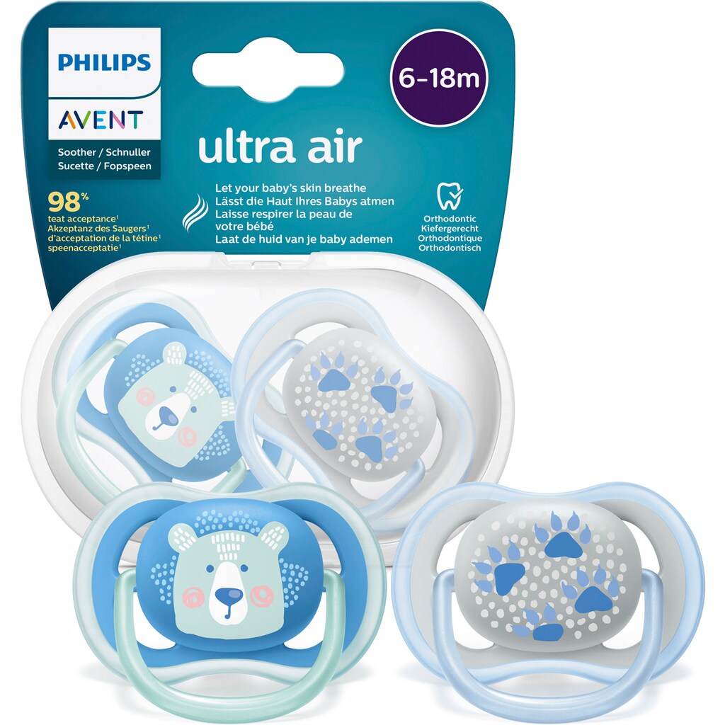 Philips AVENT Schnuller »ultra air SCF085«, (2 St.)