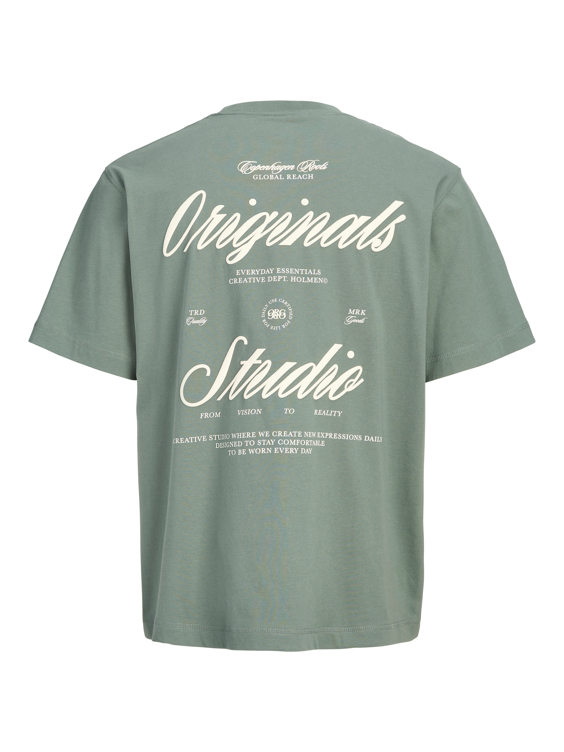Jack & Jones PlusSize Kurzarmshirt »JORNORREBRO TYPO TEE SS CREW NECK  PLS« Baumwolle, regular fit