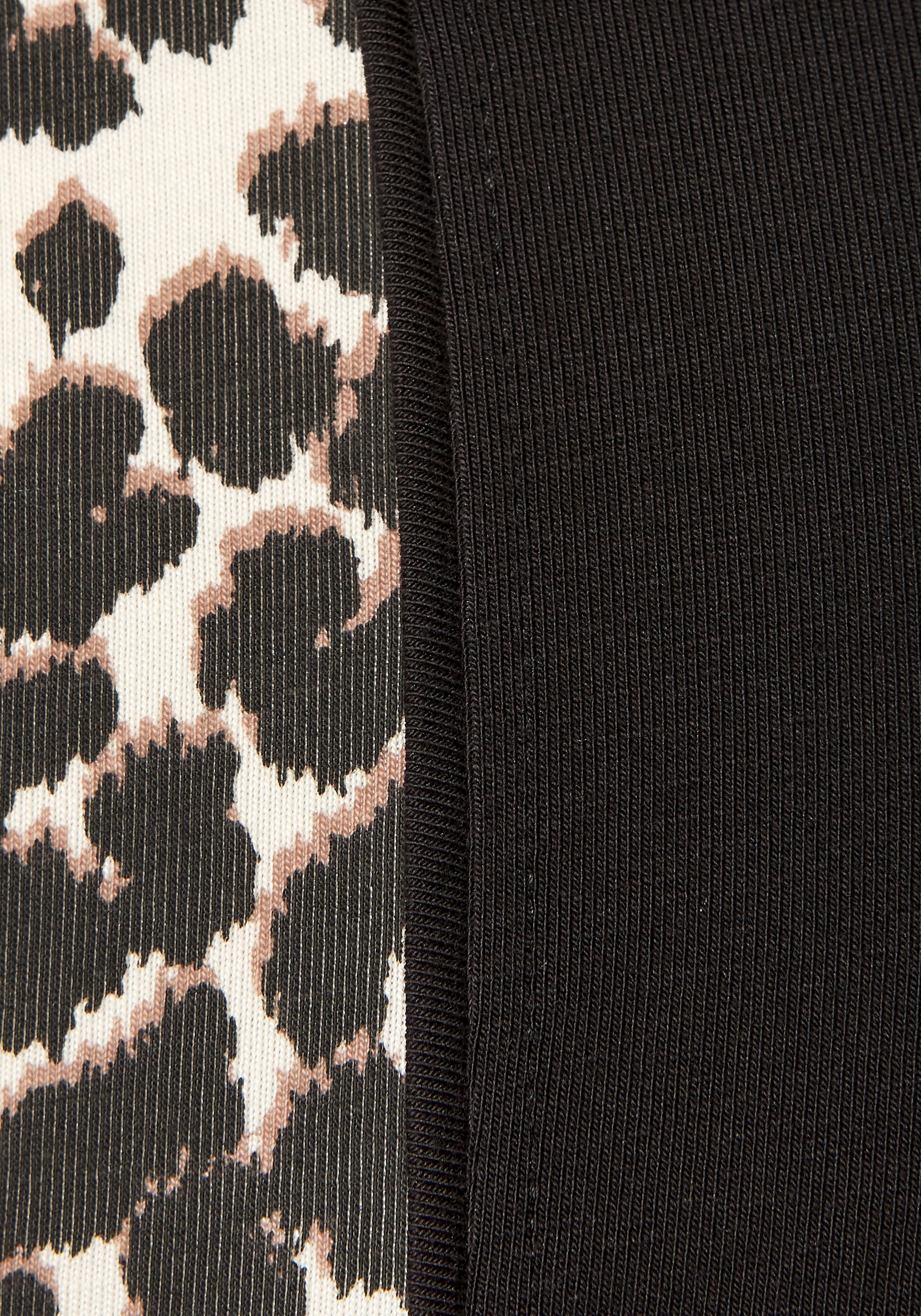 LASCANA ACTIVE Leggings, Einsätze mit Leopardenmuster an den Beinen