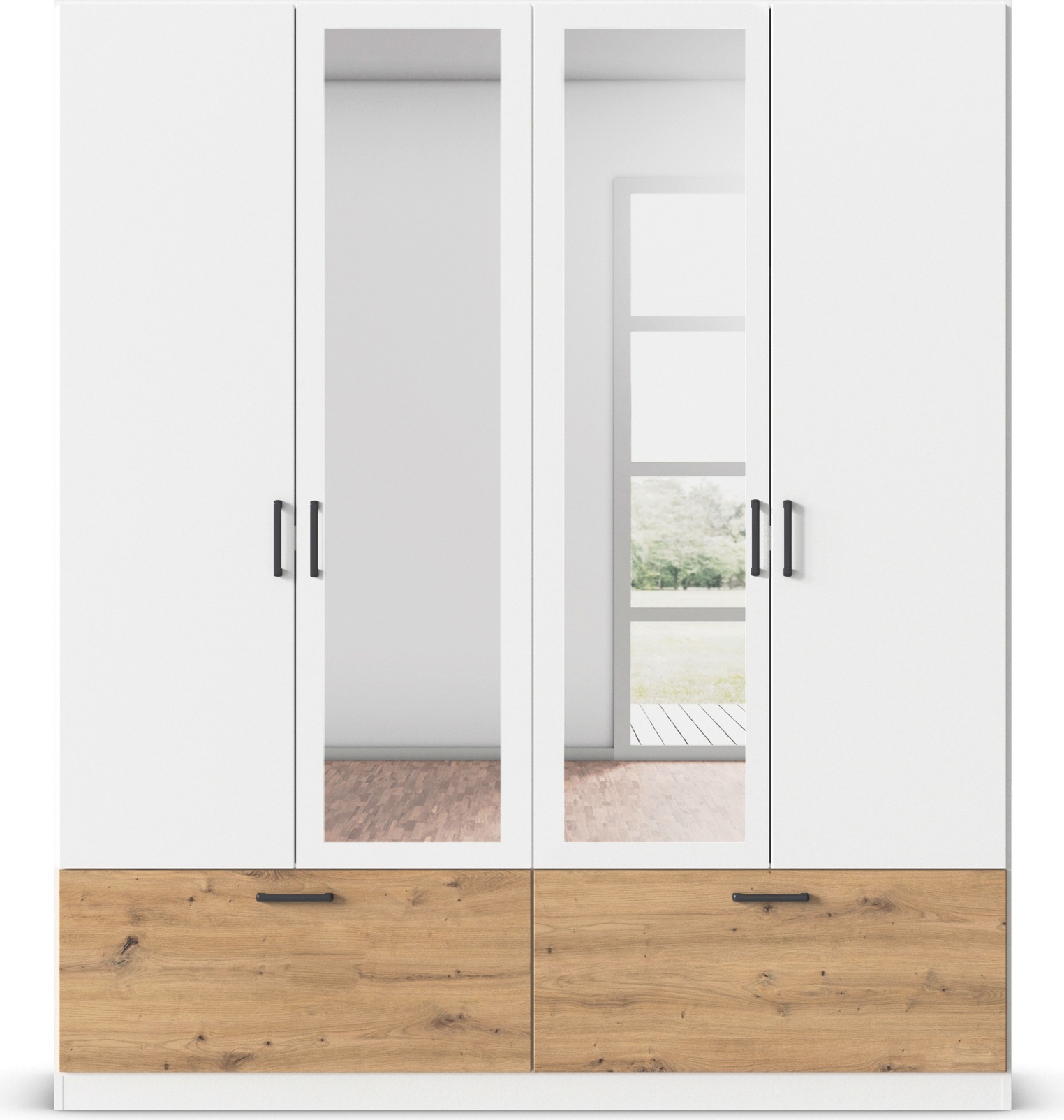 rauch Drehtürenschrank »Kleiderschrank Schrank Garderobe Wäscheschrank BARI günstig online kaufen