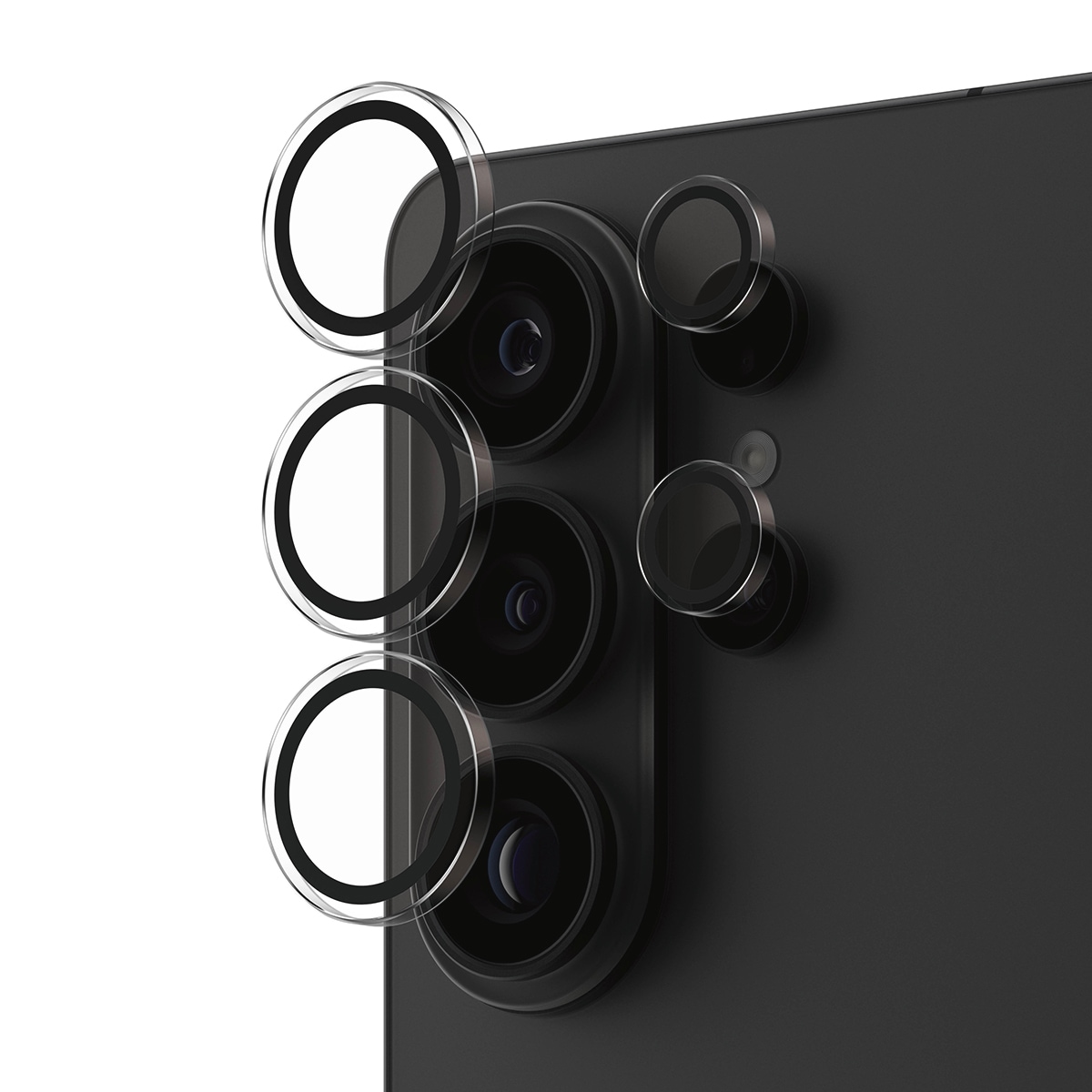 CARE by PanzerGlass Kameraschutzglas »Hoops Camera Lens Protector« für Samsung Galaxy S26 Ultra Linsenschutz, Schutzfolie, Kameraschutz, kratz- & stoßfest