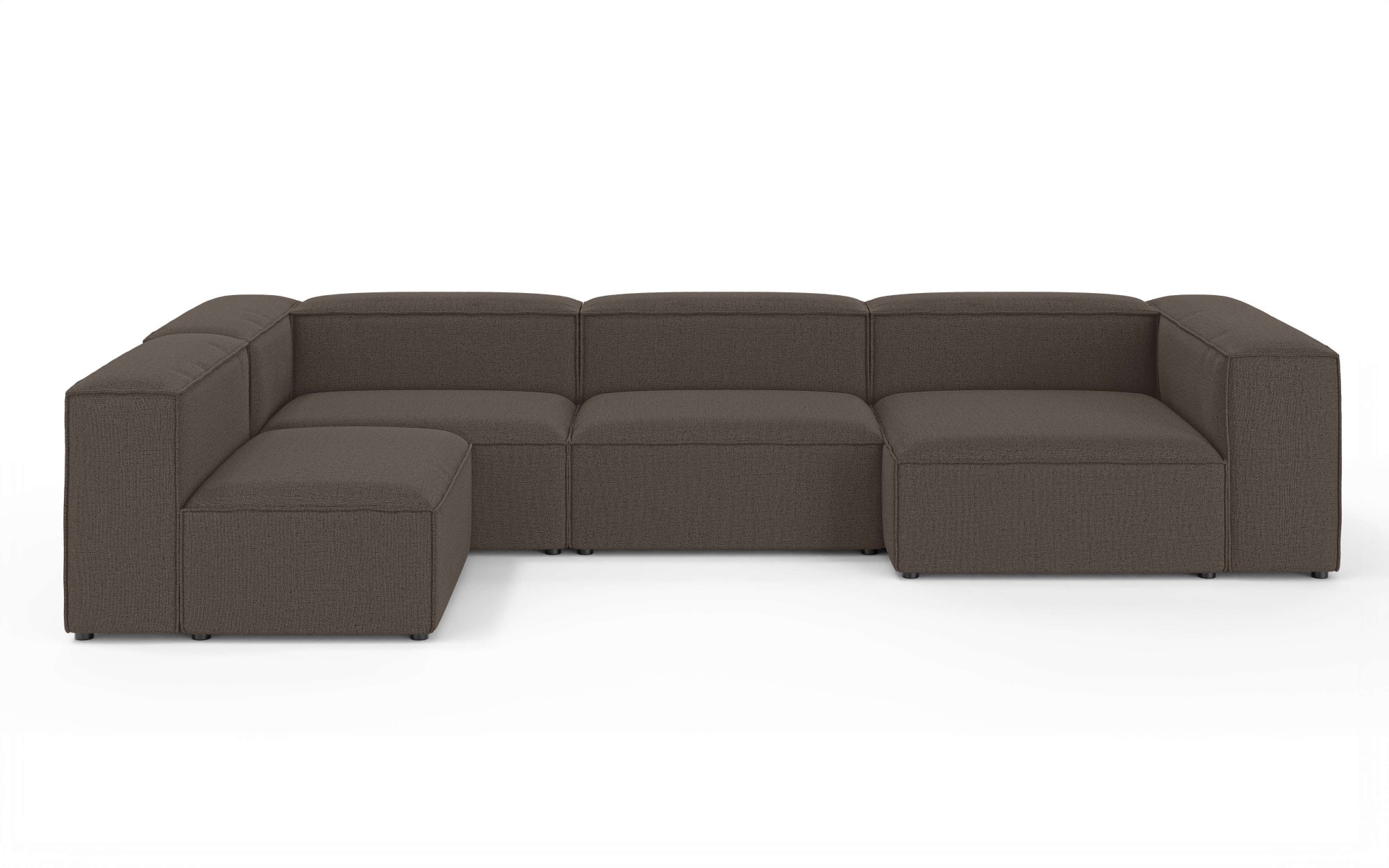 INOSIGN Wohnlandschaft »HAILY U-Form mit Ottomane links/rechts, Maße B/T/H: günstig online kaufen