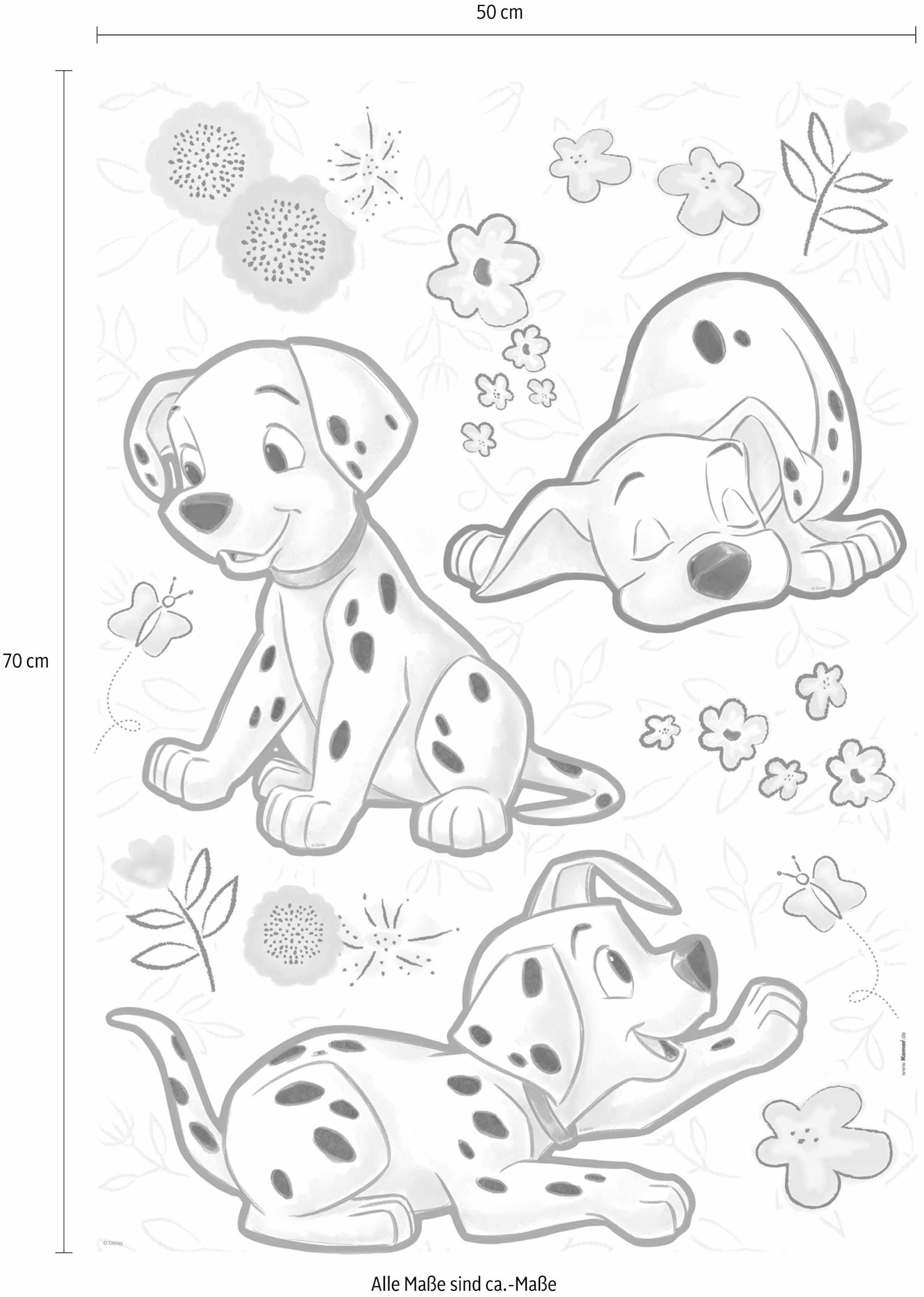 Komar Wandtattoo »Best of Friends - Größe 50 x 70 cm«, selbstklebend, Wandsticker, Kinderzimmer
