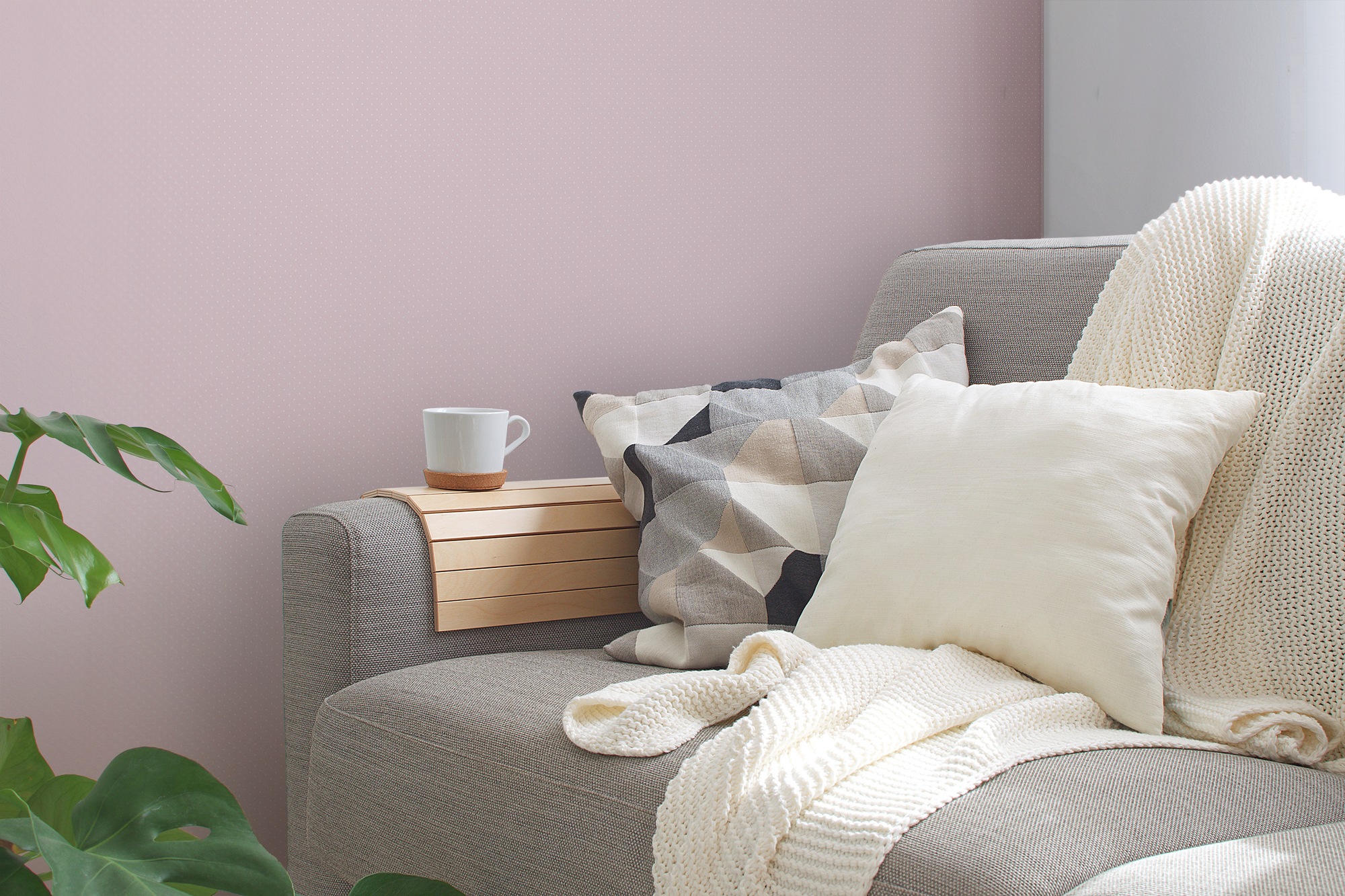 A.S. Création Vliestapete »Landhaustapete mit Pünktchen«, matt-gemustert-neutral, Punktetapete Tapeten Wohnzimmer Schlafzimmer Küche modern Design Optik