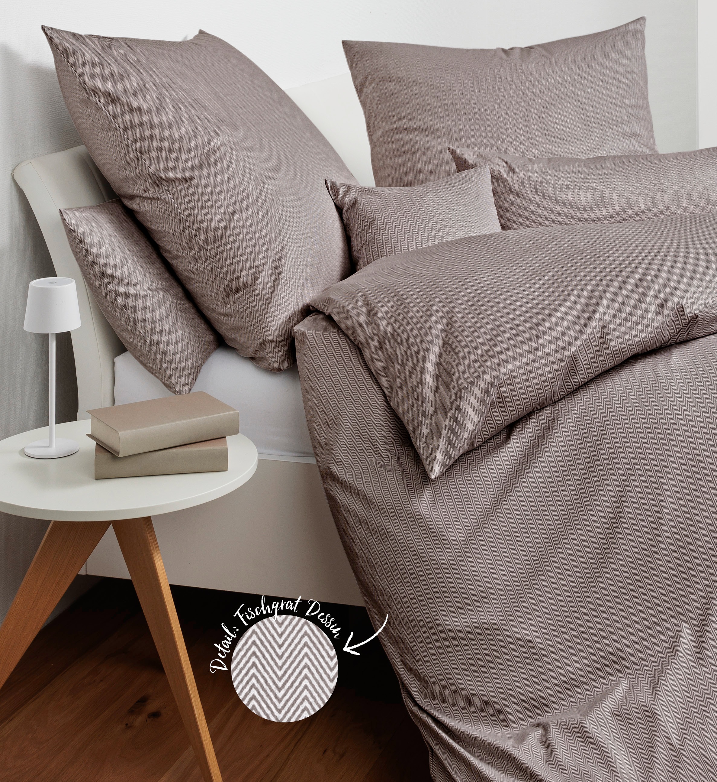 Janine Bettwäsche »Interlock-Jersey59000 3«, mit Reissverschluss günstig online kaufen