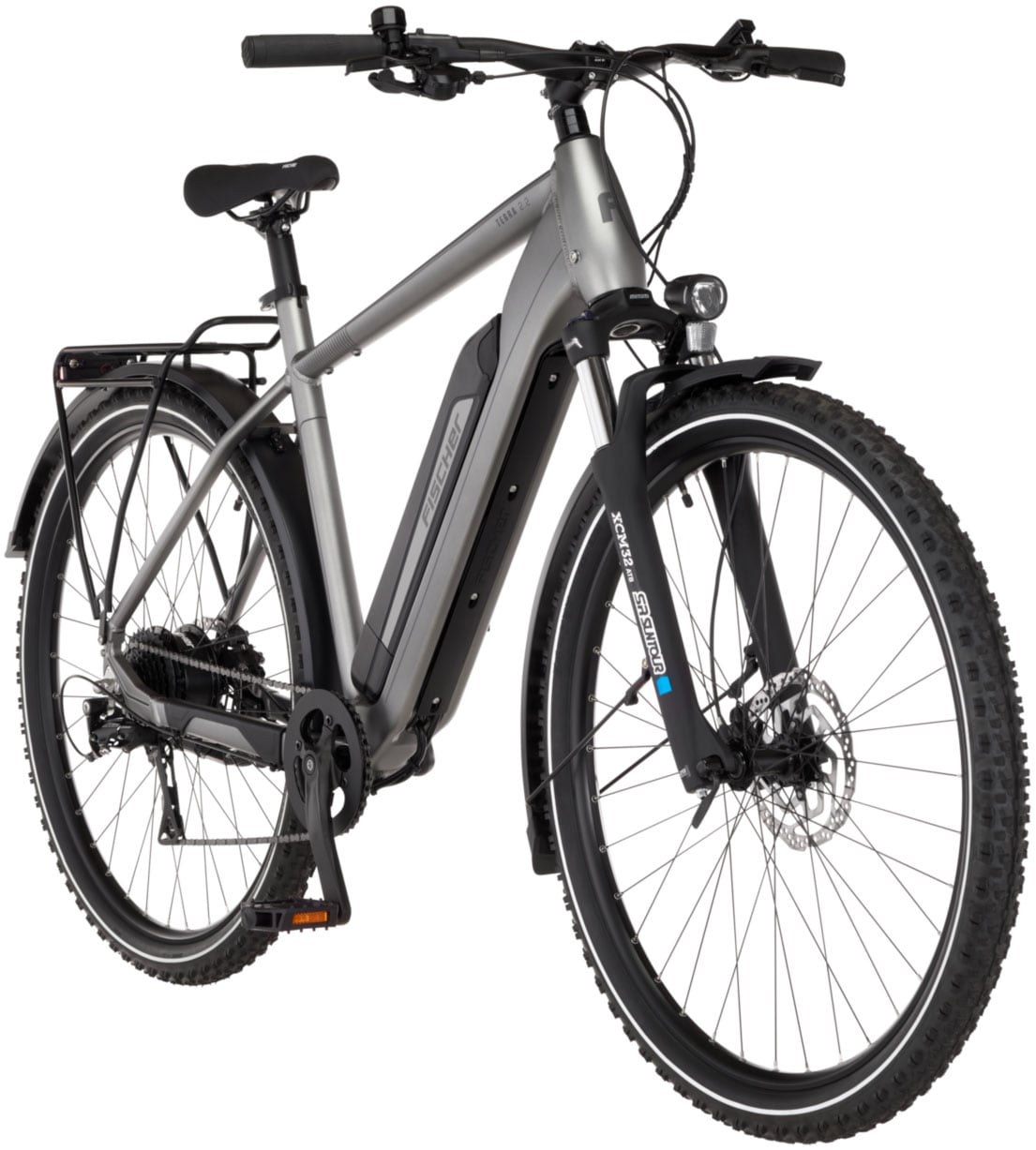 FISCHER Fahrrad E-Bike »TERRA 2.2 459 55«, 8 Gang, Shimano, ACERA, (mit Akku-Ladegerät-mit Werkzeug)