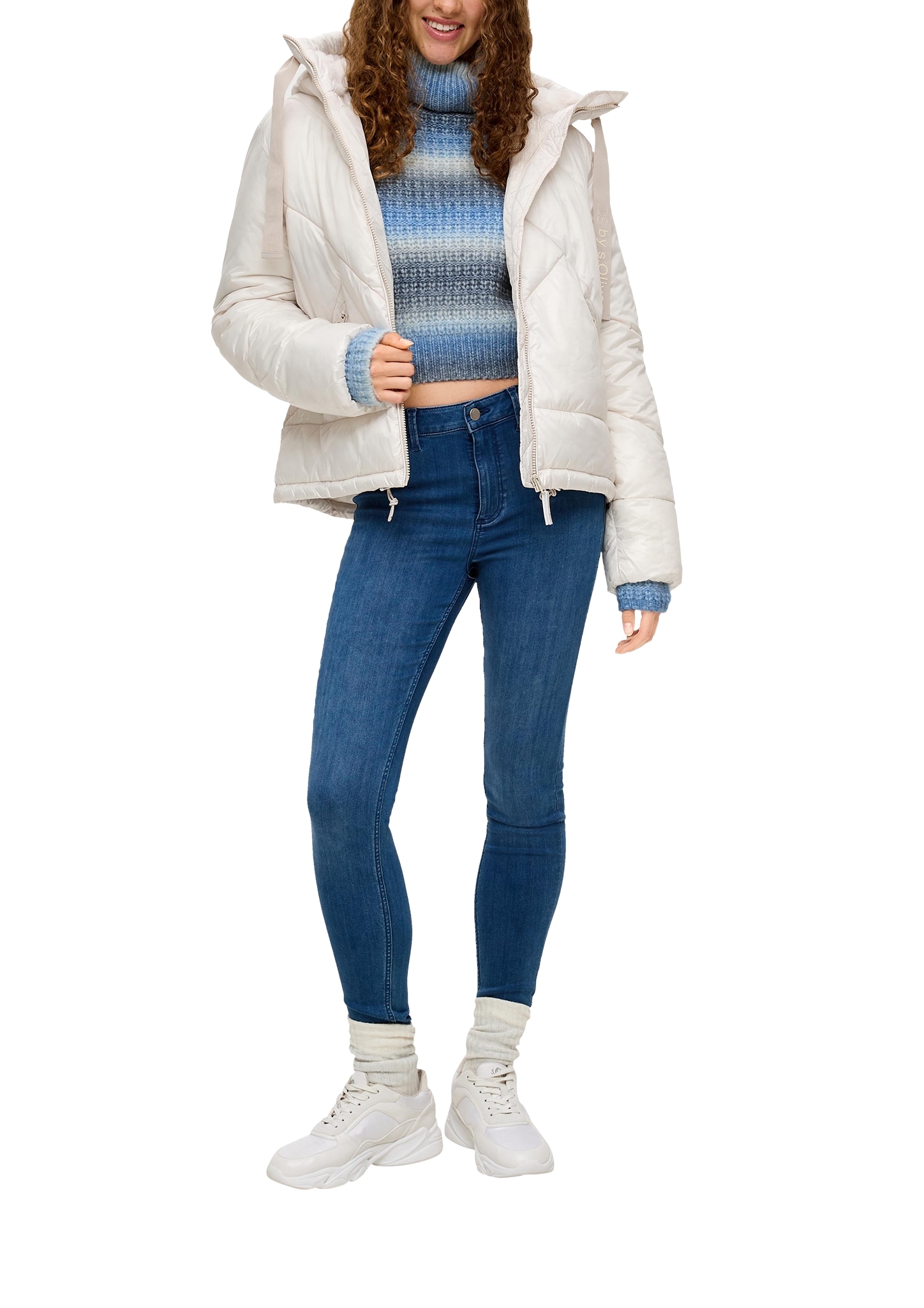 QS Strickpullover, mit Rollkragen
