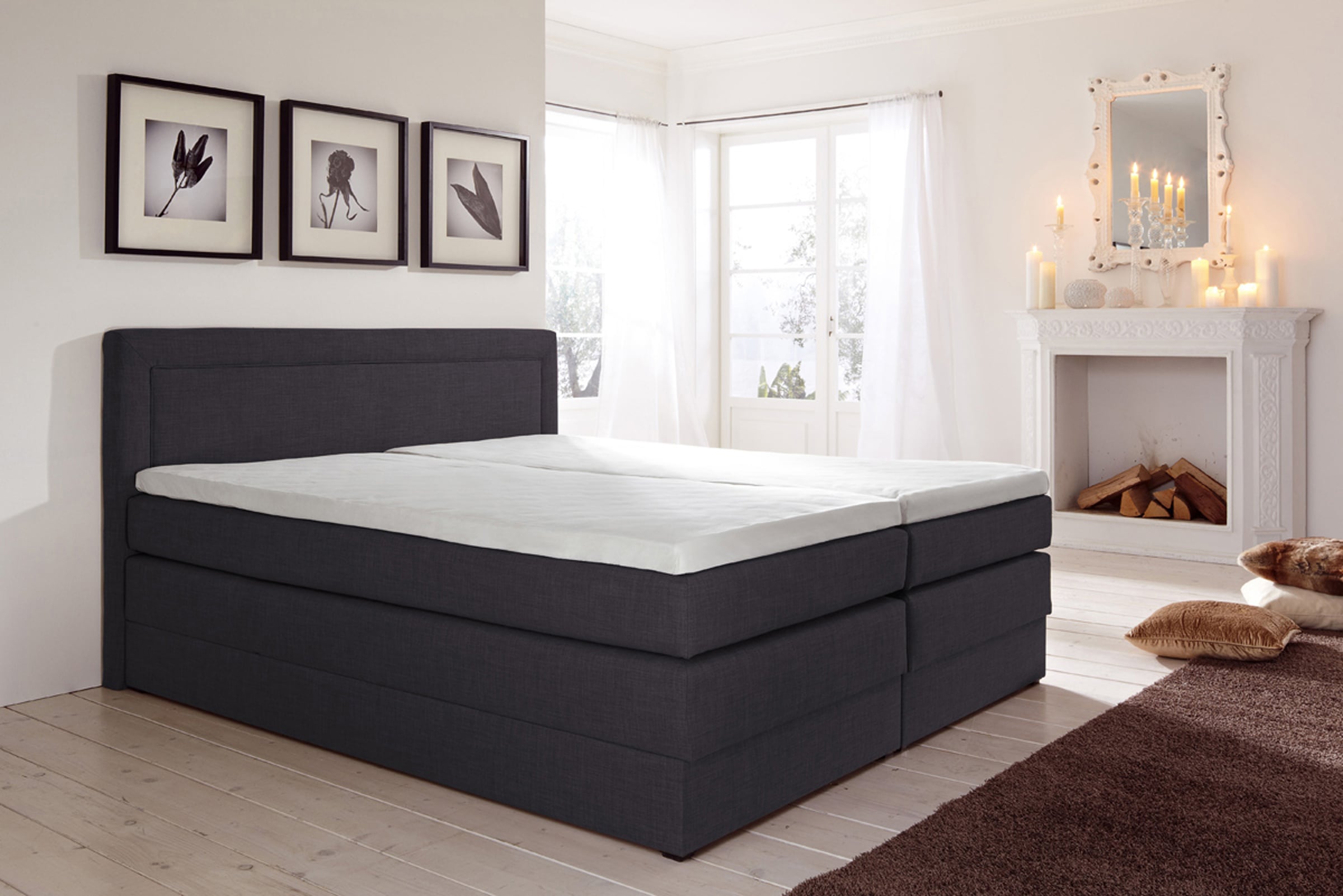 Bild von hapo Boxspringbett, mit Bettkasten