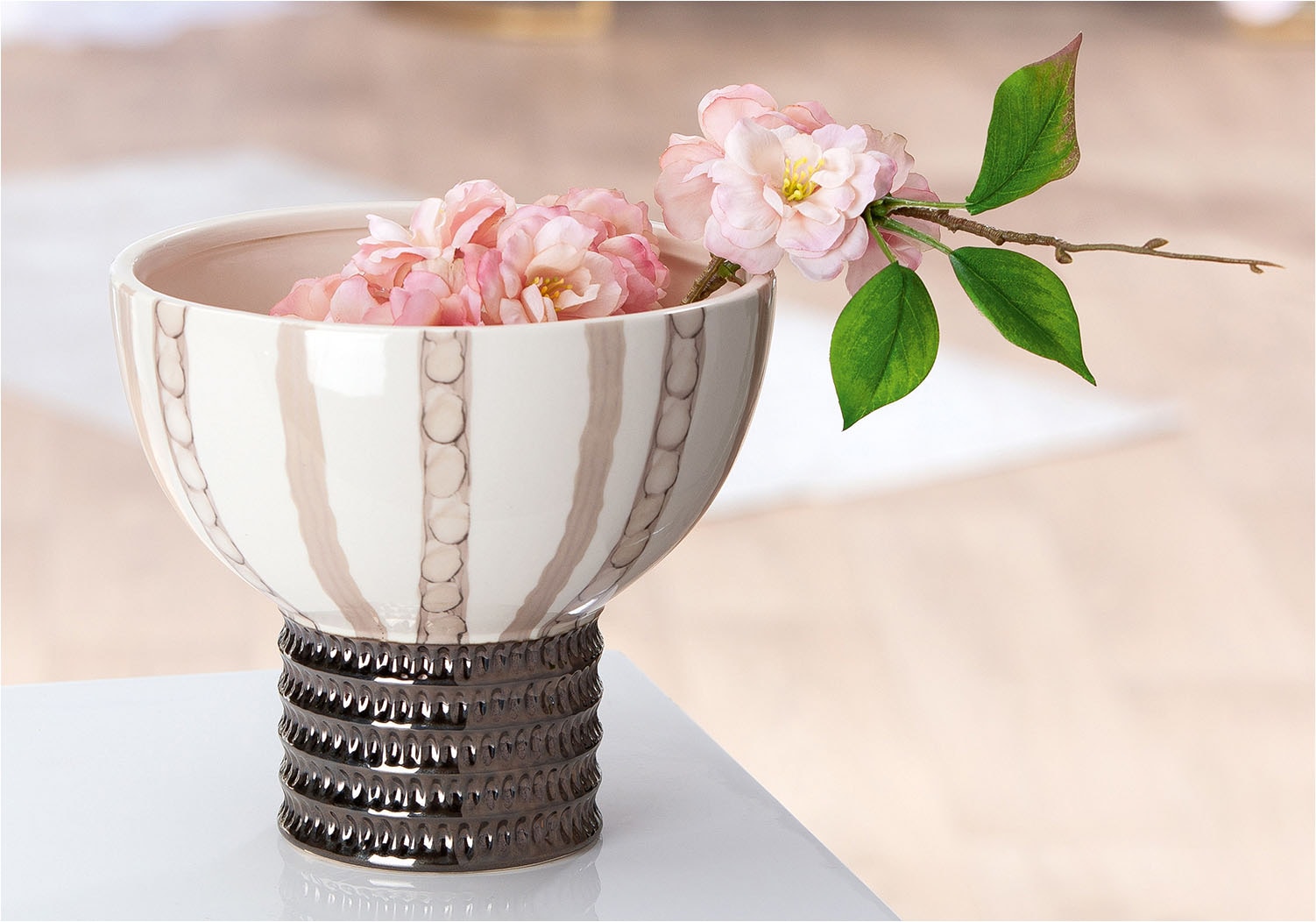 GILDE Schale »Deko-Schale Braga« 1 aus Keramik