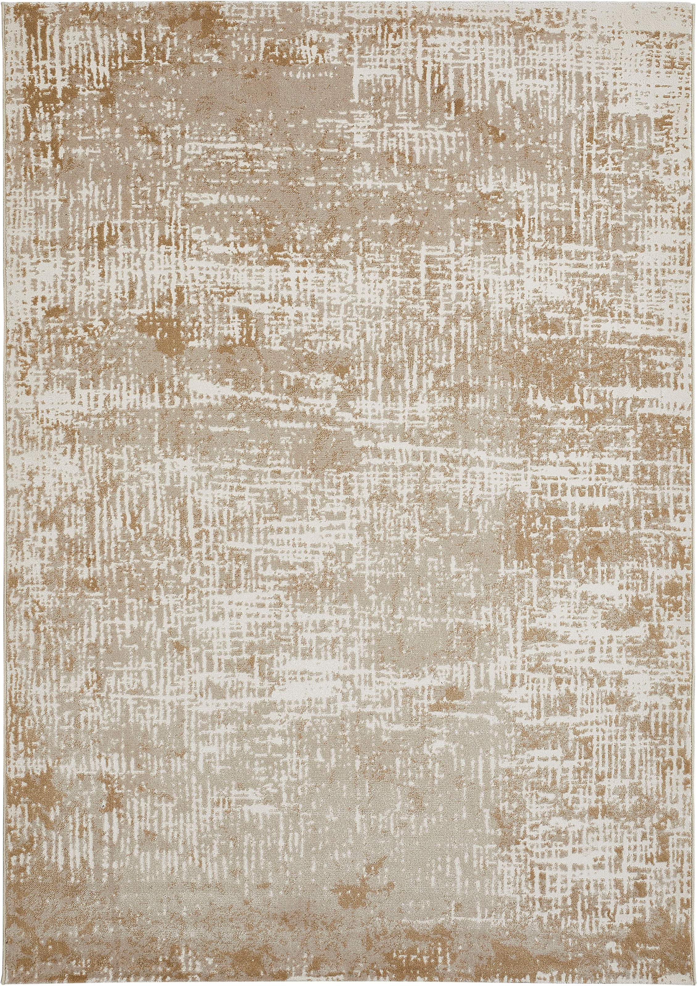 LUXOR living Teppich »Saragossa«, rechteckig, 15 mm Höhe, Kurzflor, modernes Design, ideal in Schlafzimmer & Wohnzimmer
