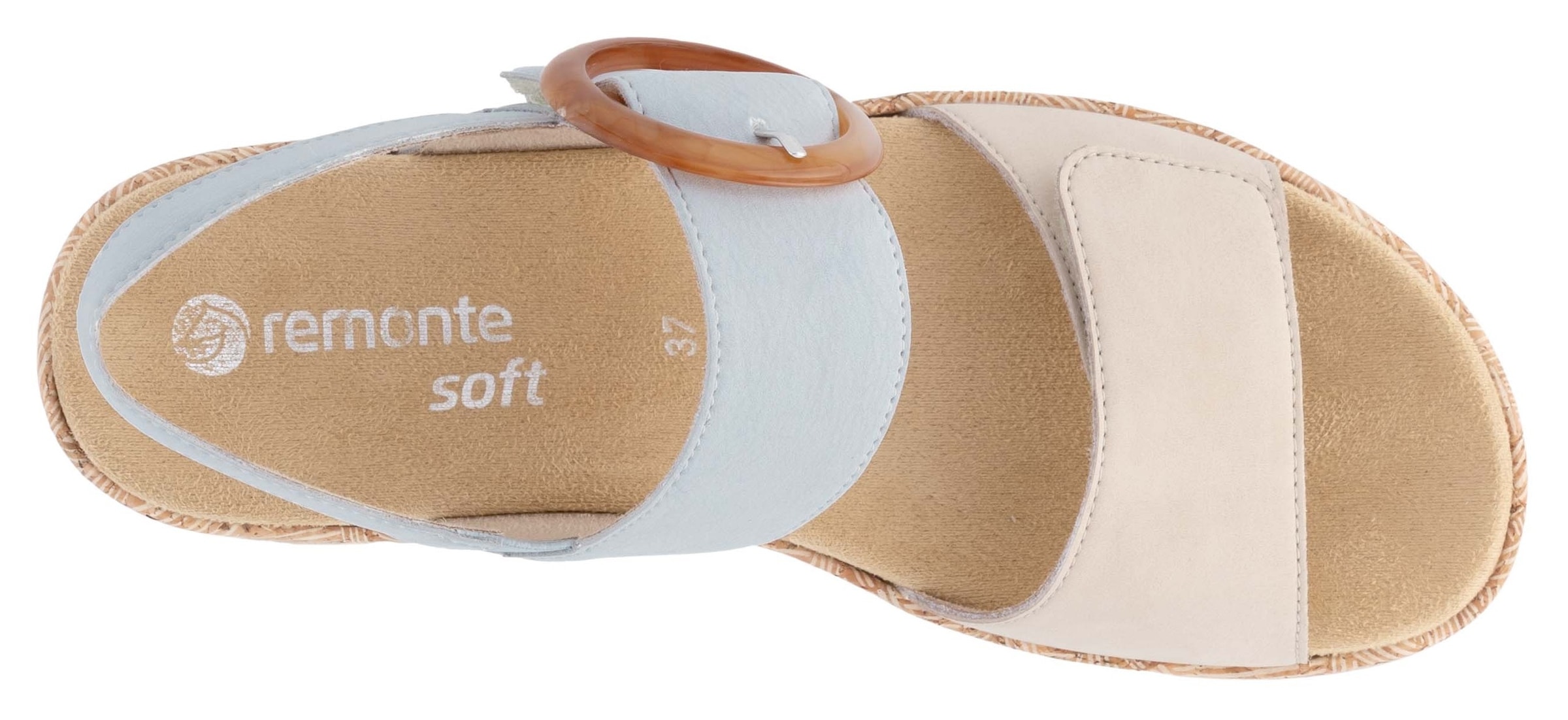 Remonte Keilsandalette  Sommerschuh, Riemchensandale, praktische Klettverschlüsse