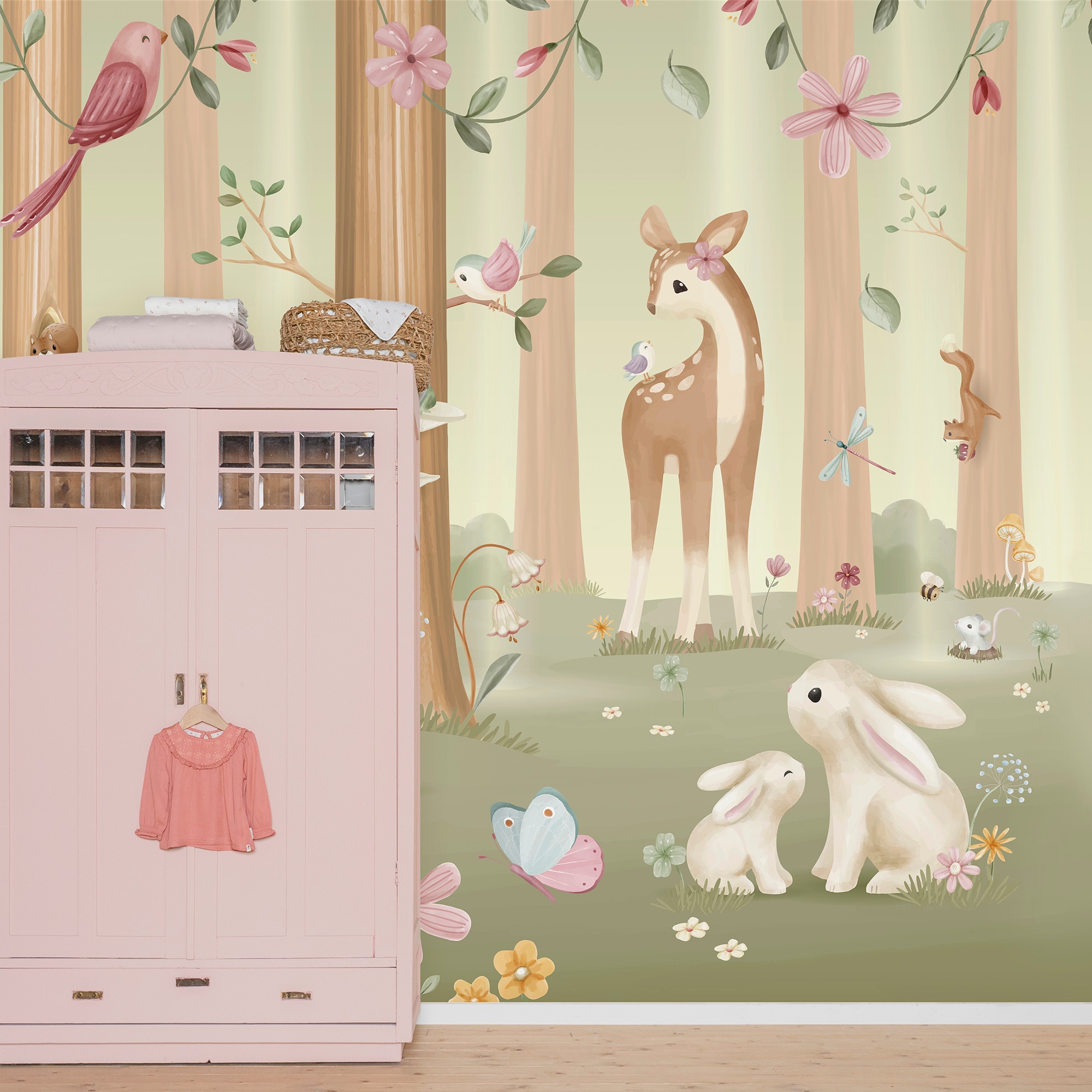 LITTLE DUTCH Vliestapete »Fairy Garden«, neutral, 280x300cm (LxB) ca. 8,4m2 günstig online kaufen