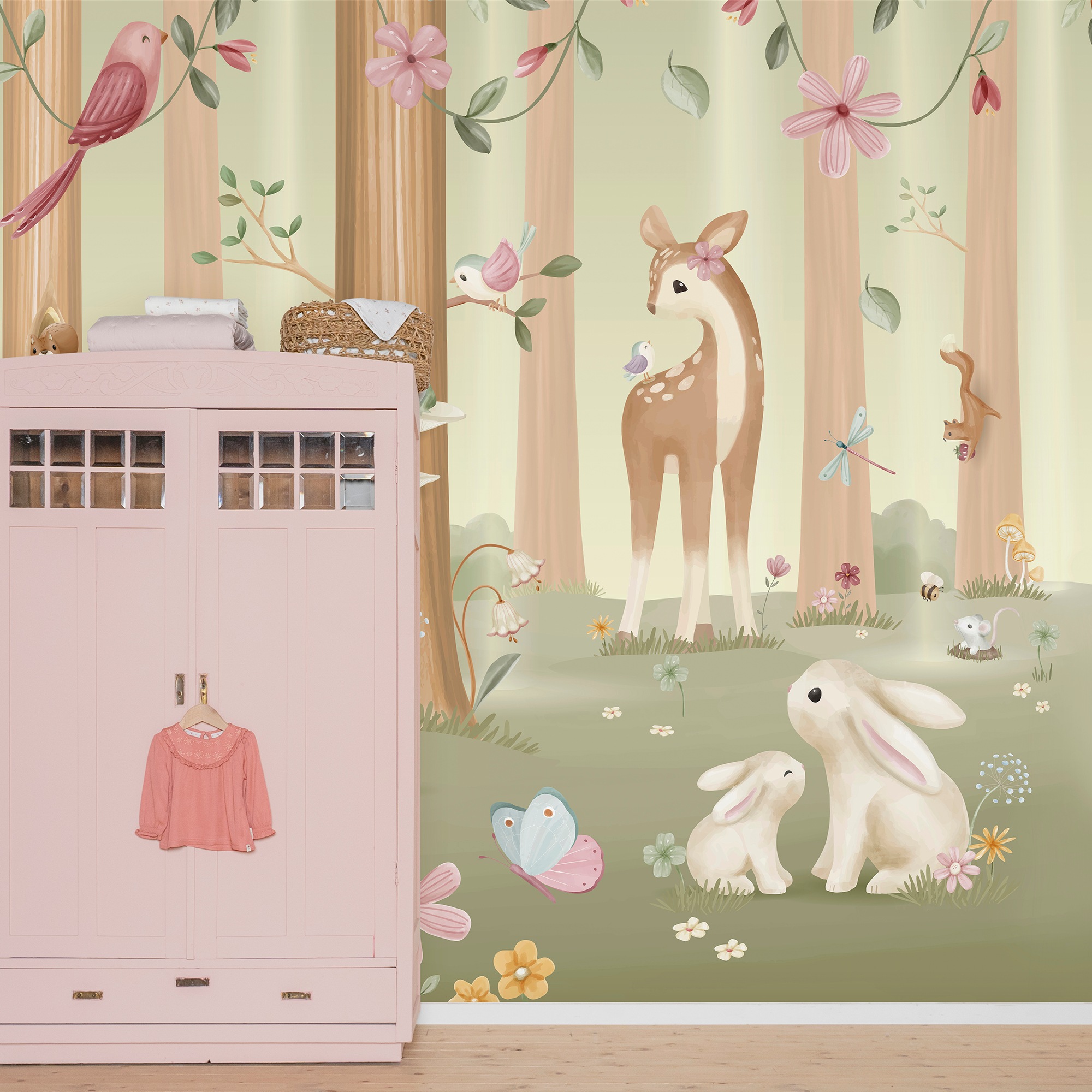LITTLE DUTCH Vliestapete »Fairy Garden« neutral glatt 280x300cm (LxB) ca. 8 günstig online kaufen