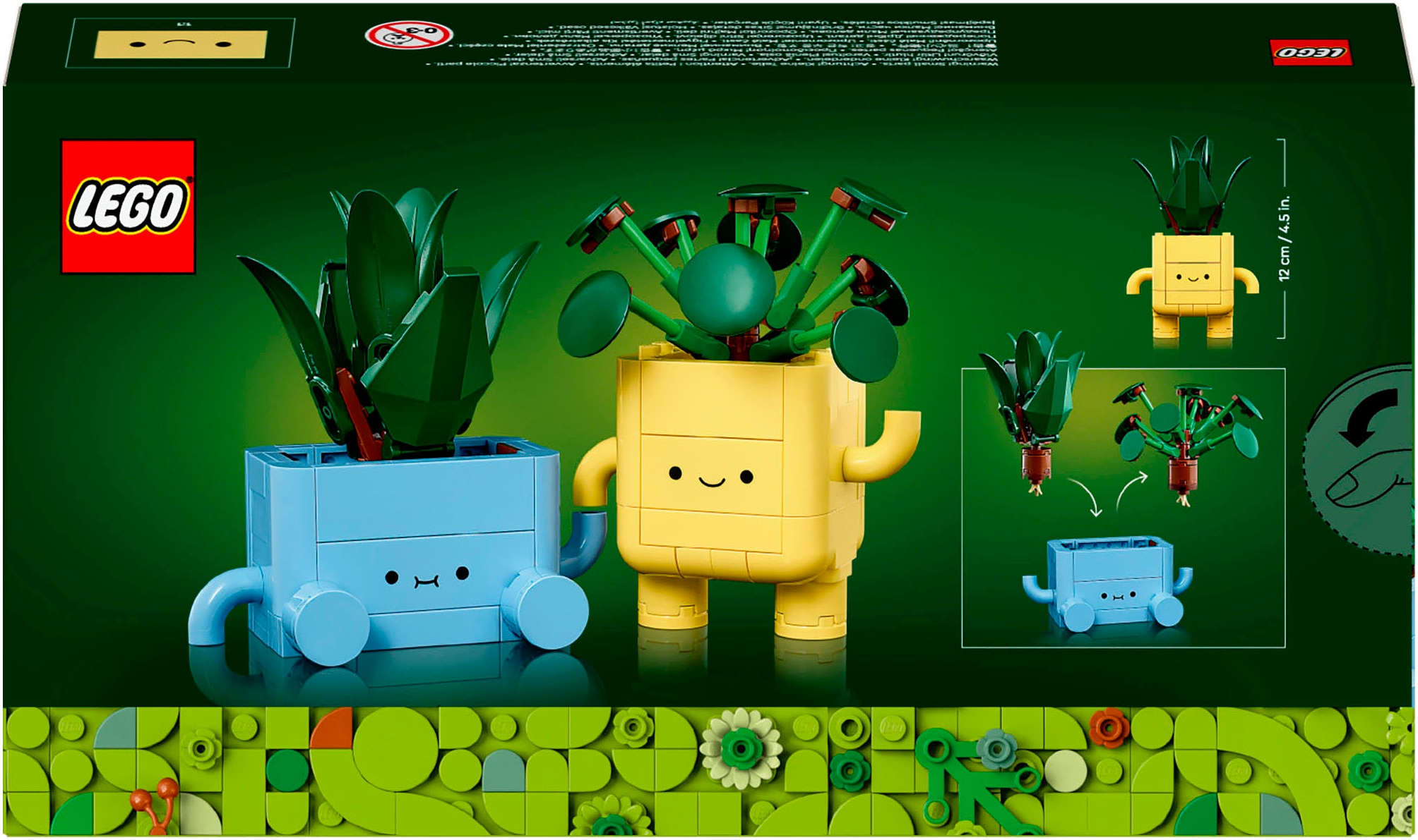 LEGO® Konstruktionsspielsteine »Fröhliche Pflanzen (10349), LEGO Botanicals«, (217 St.), Made in Europe