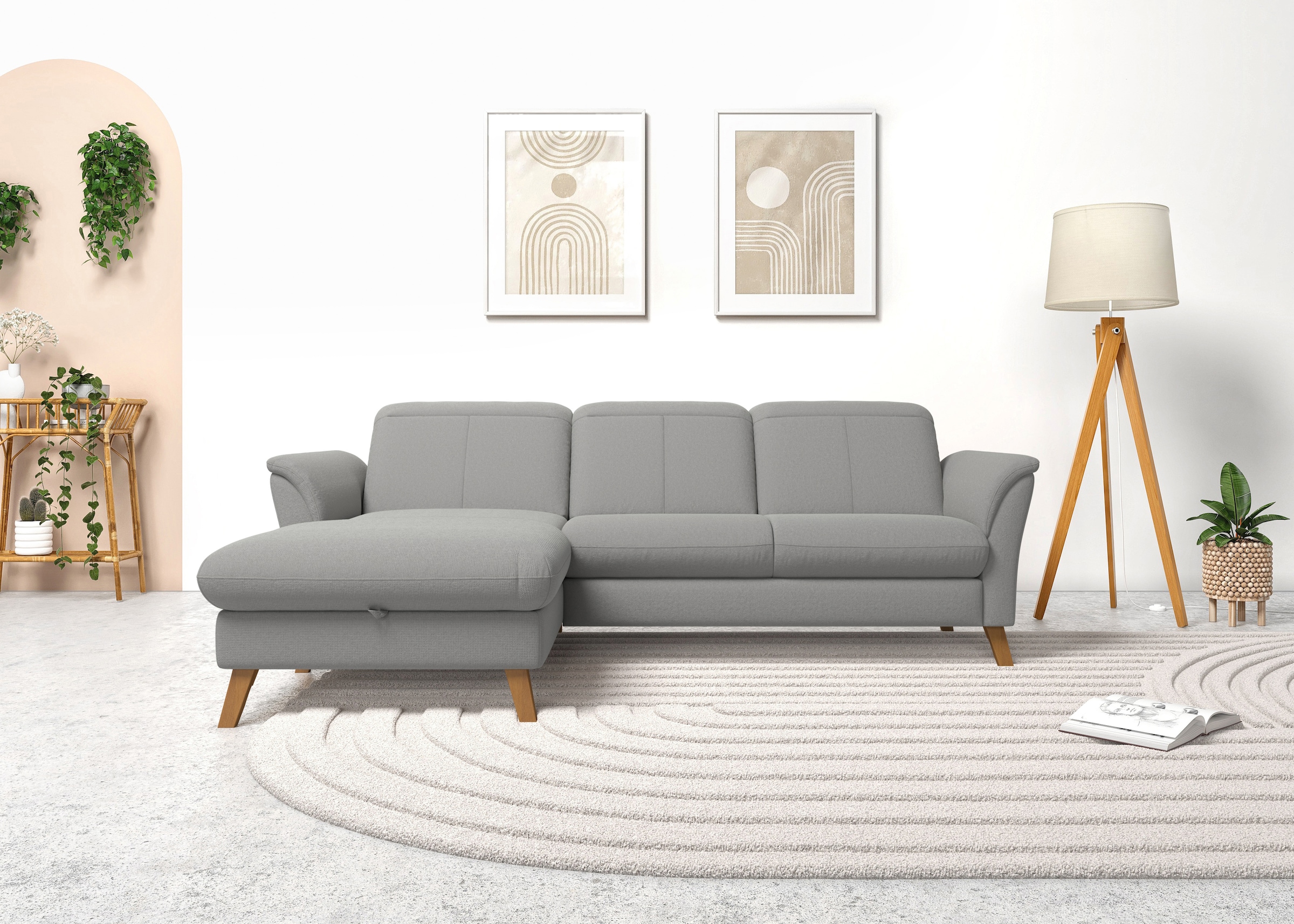 sit&more Ecksofa "Romero L-Form", wahlweise mit oder ohne Relax-Funktion, B günstig online kaufen