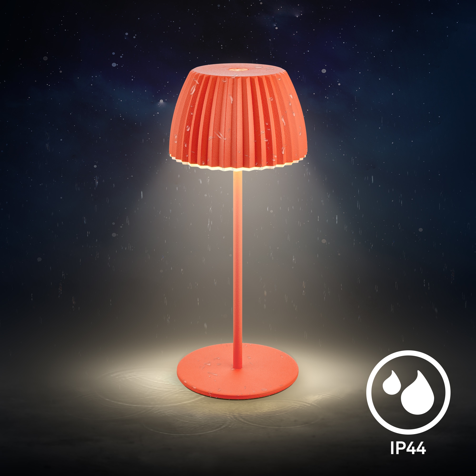 Briloner Leuchten LED Tischleuchte »Akku LED Tischleuchte, mini, orange«