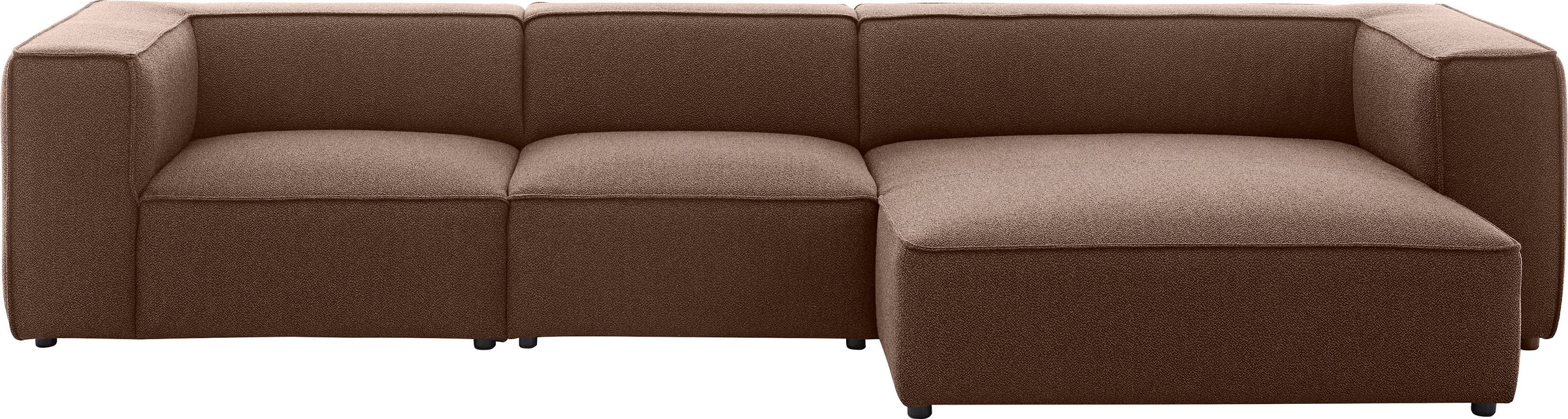 W.SCHILLIG Ecksofa »around-the-block«, mit eleganter Biese, mit Federkern, Breite 341 cm