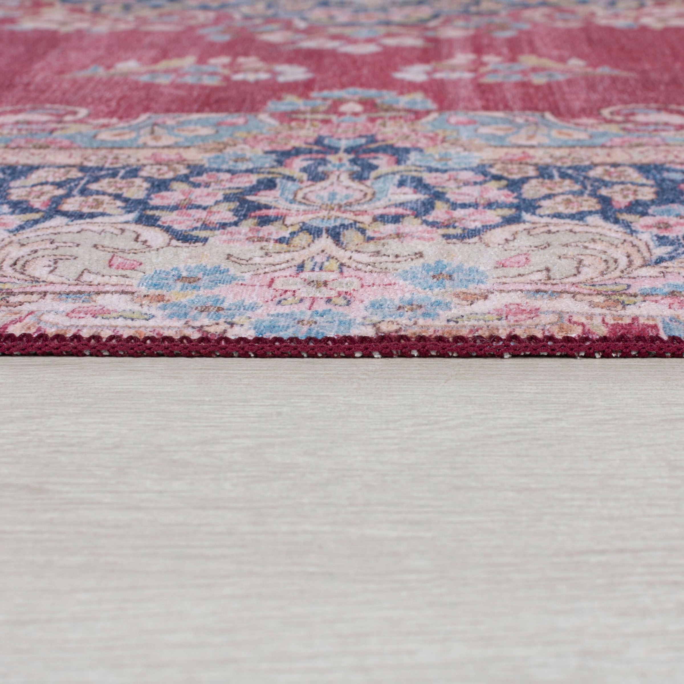 FLAIR RUGS Teppich »Colby«, rechteckig, 7 mm Höhe, fußbodenheizungsgeeignet, Orient-Optik, Vintage Design, waschbar