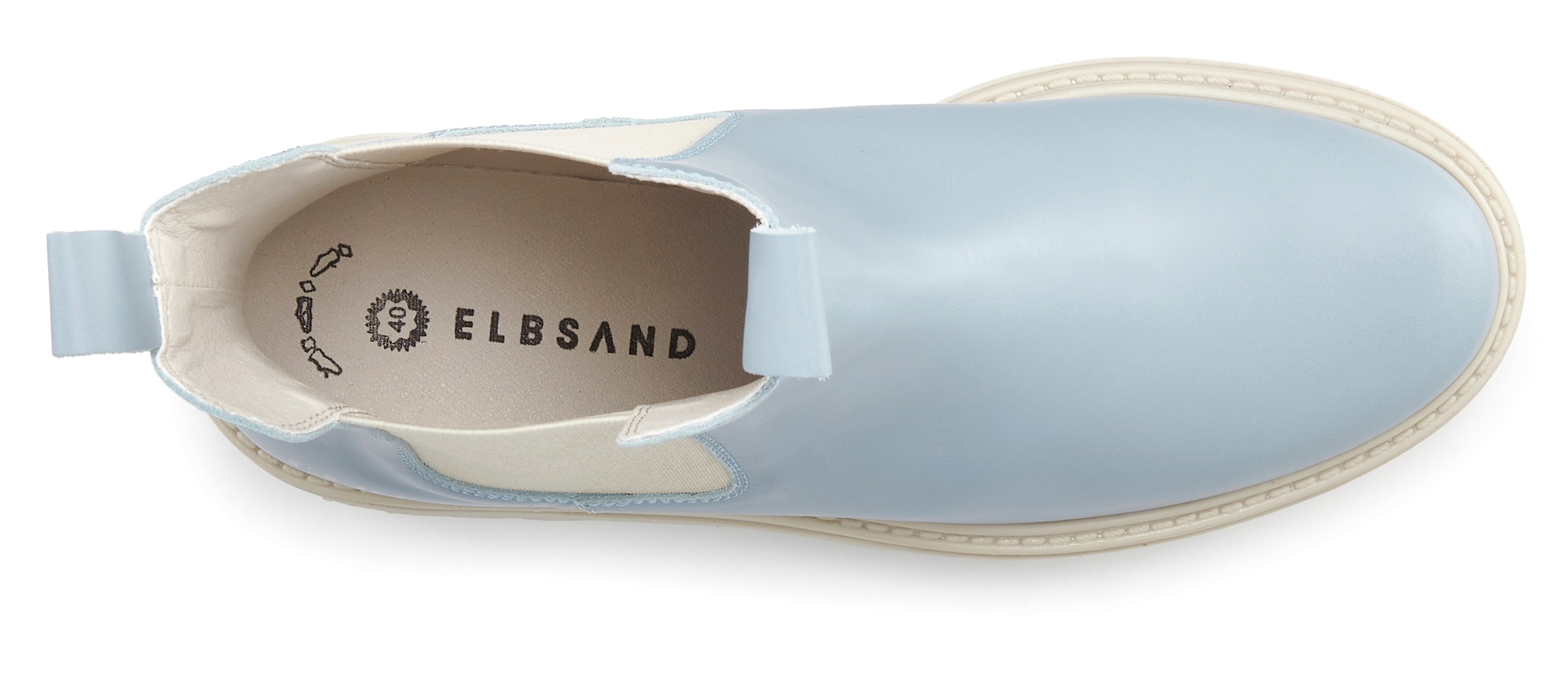 Elbsand Stiefelette »Schlupfstiefel, Bikerboots, Sommerstiefelette, Lederstiefelette«  Chelseaboots aus Leder mit Stretch-Einsätzen
