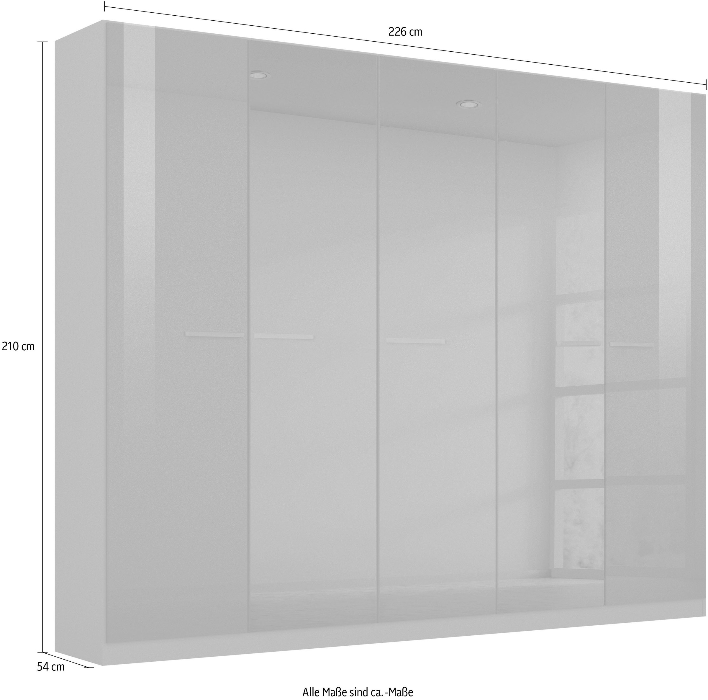 rauch Drehtürenschrank »Kleiderschrank Schrank Garderobe TOPSELLER OTELI inkl. Inneneinteilung«, (erhältlich in Breiten 91-360 cm, ab Breite 136cm inkl. Innenschubladen), mit zusätzlichen Einlegeböden, optional mit Spiegel MADE IN GERMANY