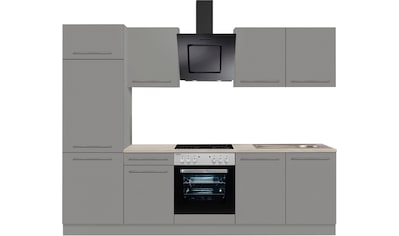 OPTIFIT Küchenzeile »Bern«, ohne E-Geräte, Breite 270 cm, mit höhenverstellbaren... kaufen