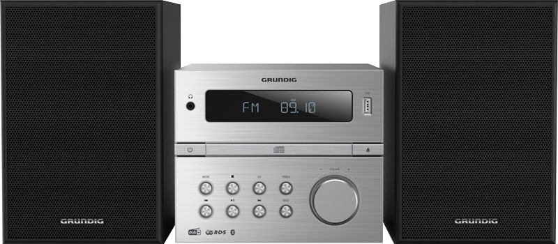 Grundig Microanlage »CMS 4200«, (Bluetooth FM-Tuner-Digitalradio (DAB+) 120 W)
