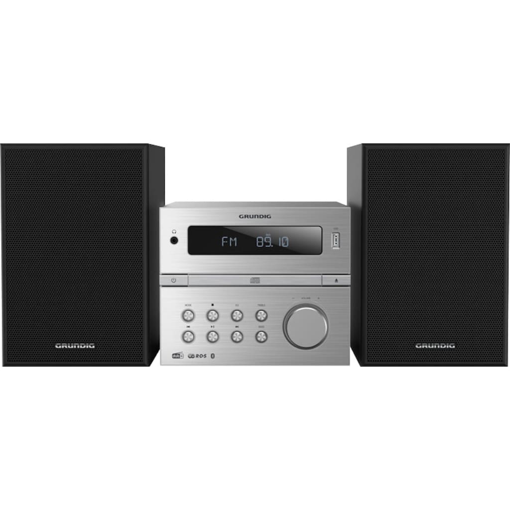 Grundig Microanlage »CMS 4200«, (Bluetooth FM-Tuner-Digitalradio (DAB+) 120 W)