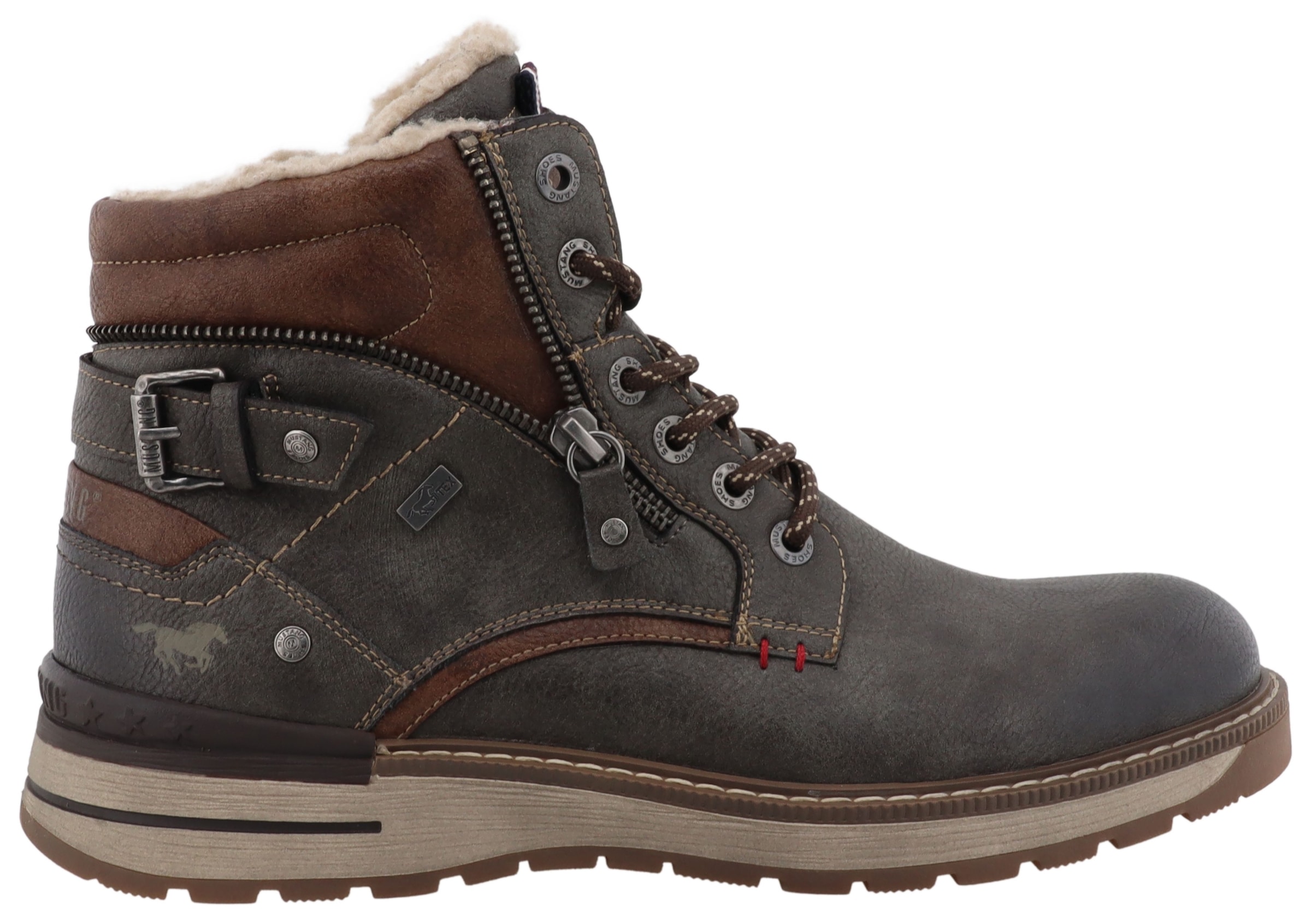 Mustang Shoes Winterboots »Maril«, Workerboots, Schnürboots mit TEX-Ausstattung