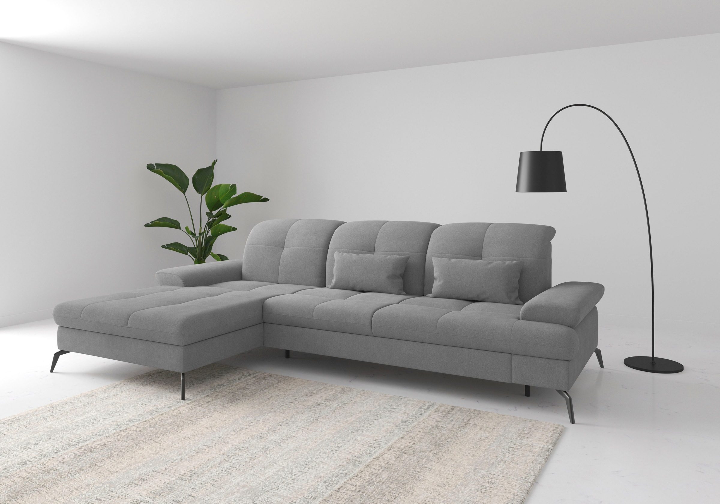 sit&more Ecksofa »Amica, L-Form, inkl. Sitztiefenverstellung & Armteilverst günstig online kaufen